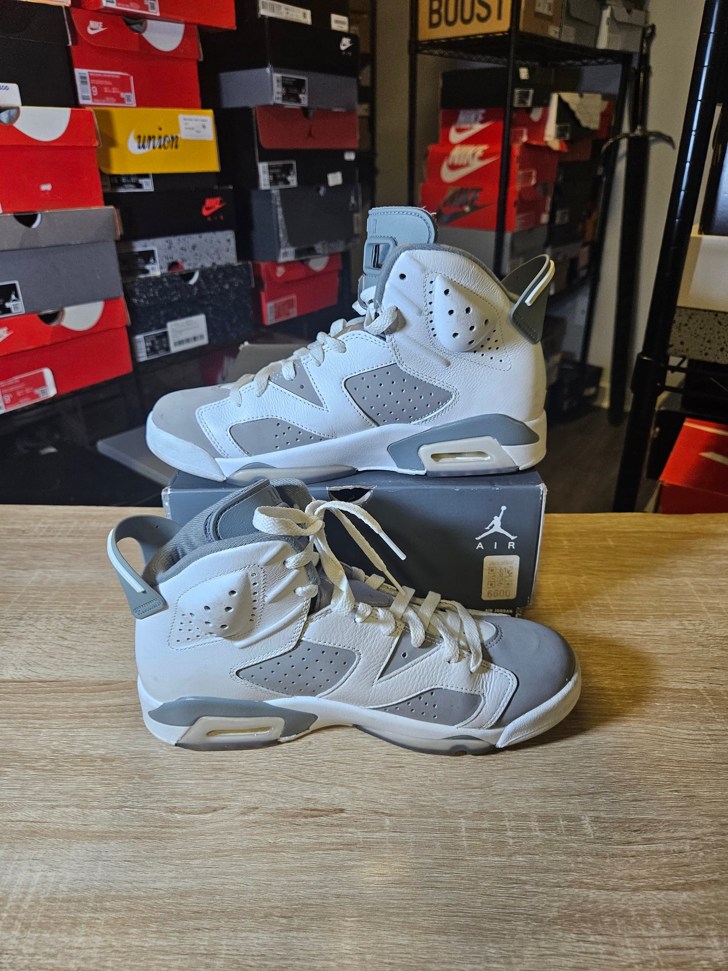 Size 8 - AJ 6 Retro Low Cool Grey