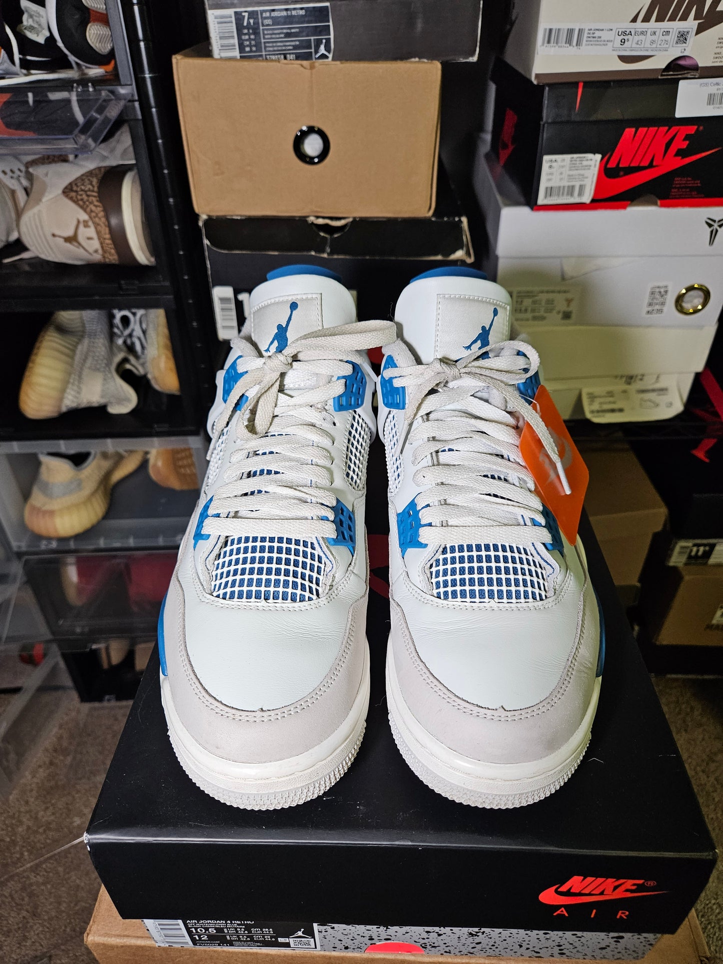 Size 10.5 - AJ 4 Retro 2024 Military Blue