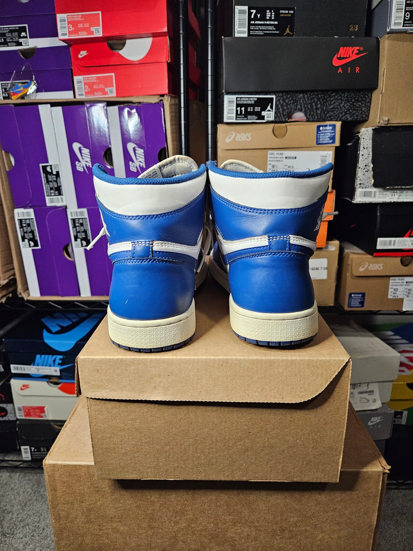 Size 8.5 - AJ 1 Retro High OG Storm Blue 2016