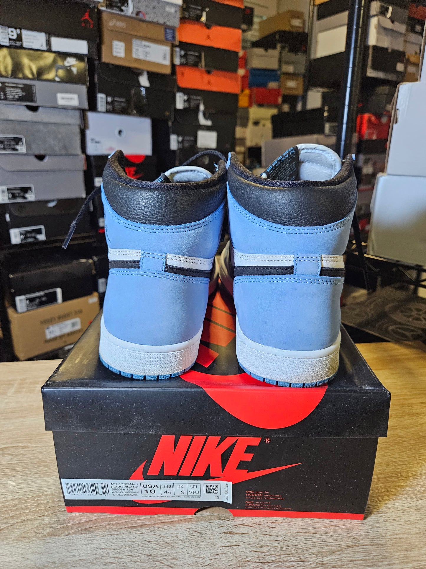 Size 10 - AJ 1 Retro OG High University Blue