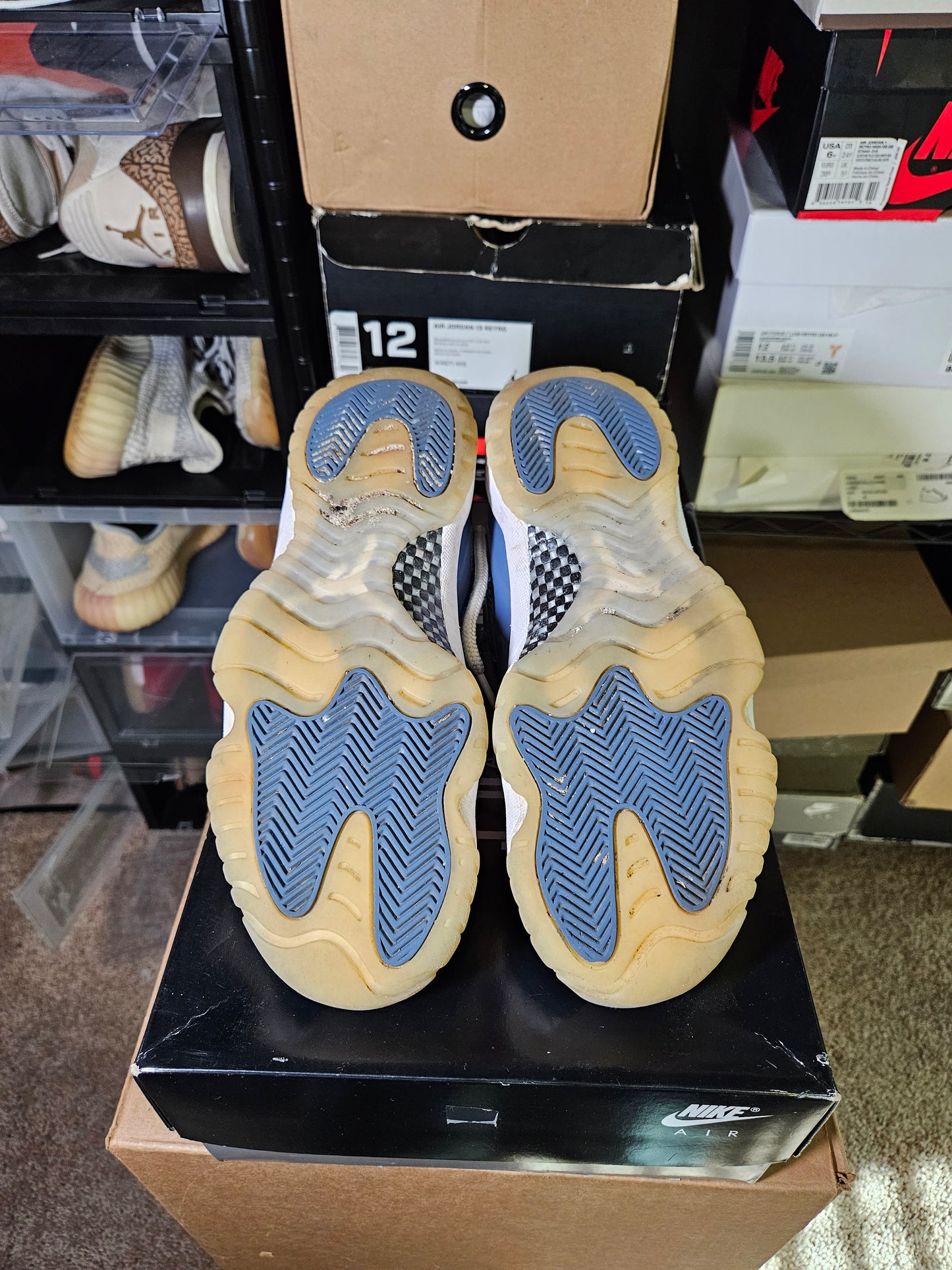 Size 8 - AJ 11 Retro Low Diffused Blue
