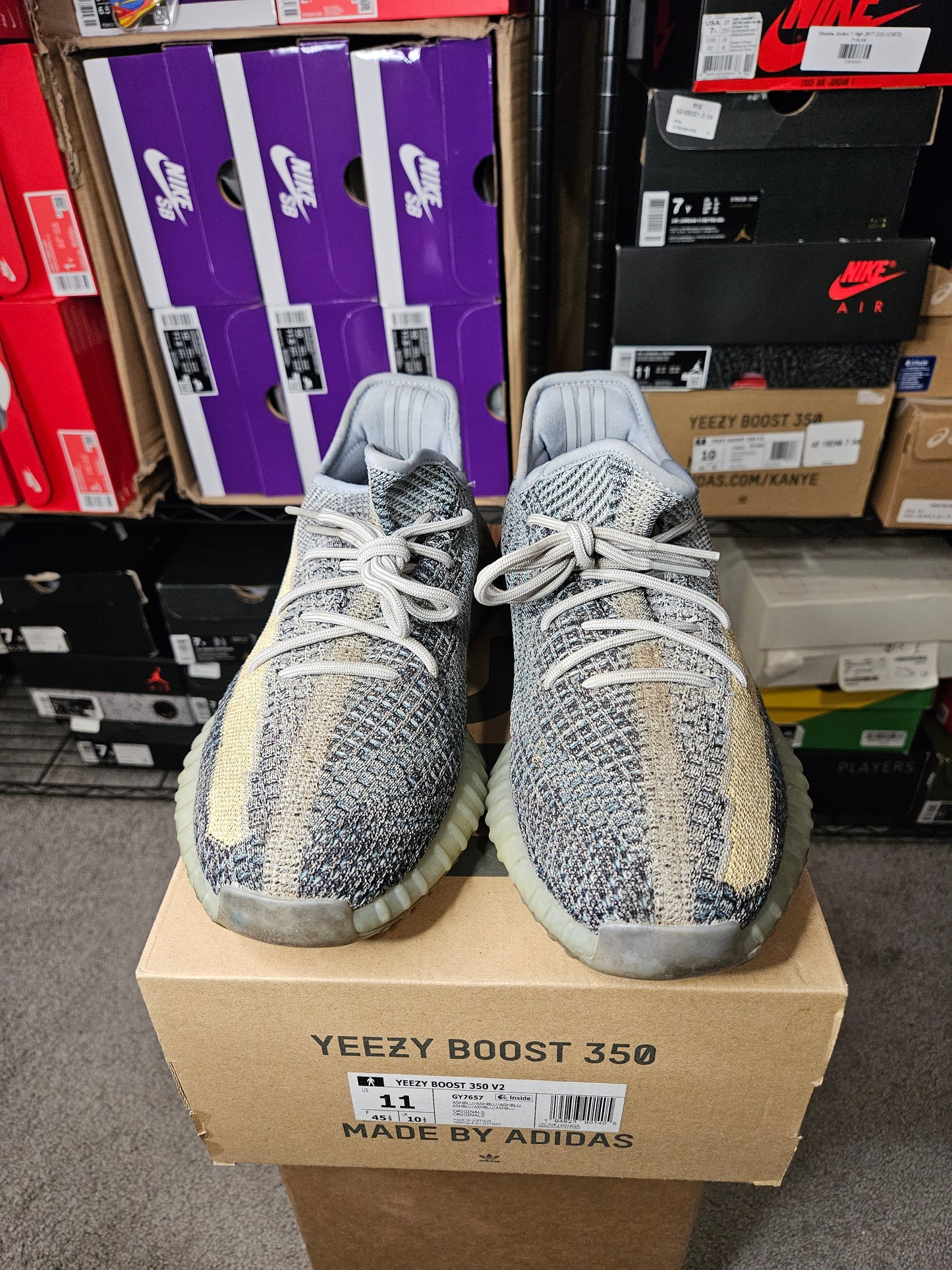 Size 11 - YZY Boost 350 V2 Ash Blue