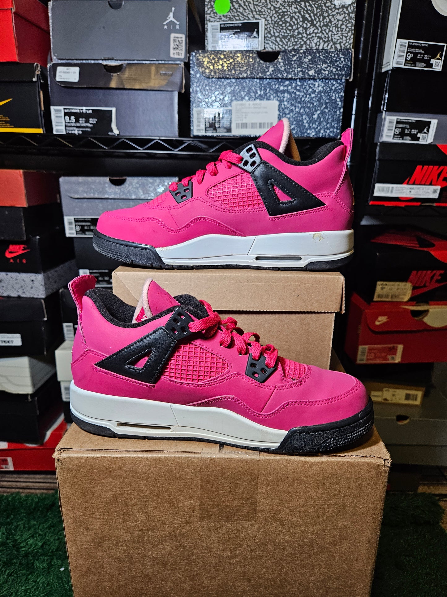 Size 7 (GS) - AJ 4 Retro Low Voltage Cherry