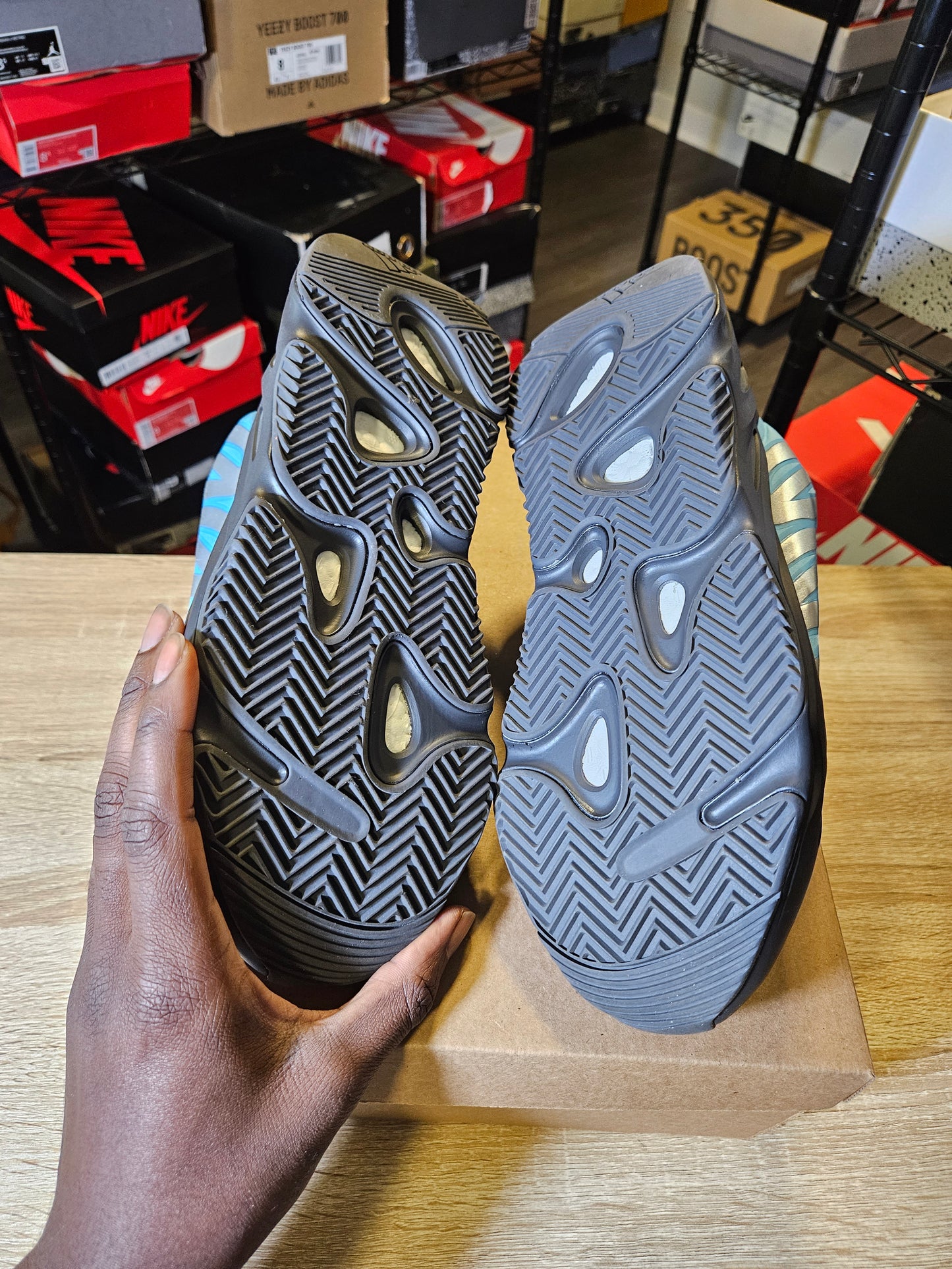 Size 10.5 - YZY Boost 700 MNVN Bright Cyan