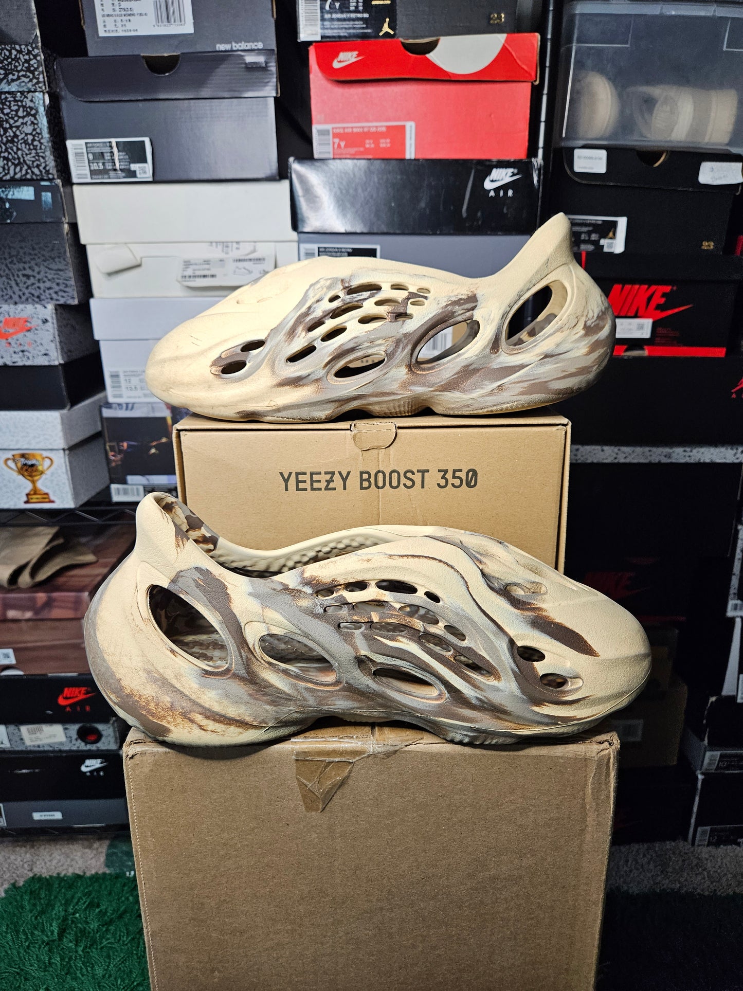 Size 12 - YZY Foam RNNR MX Cream Clay
