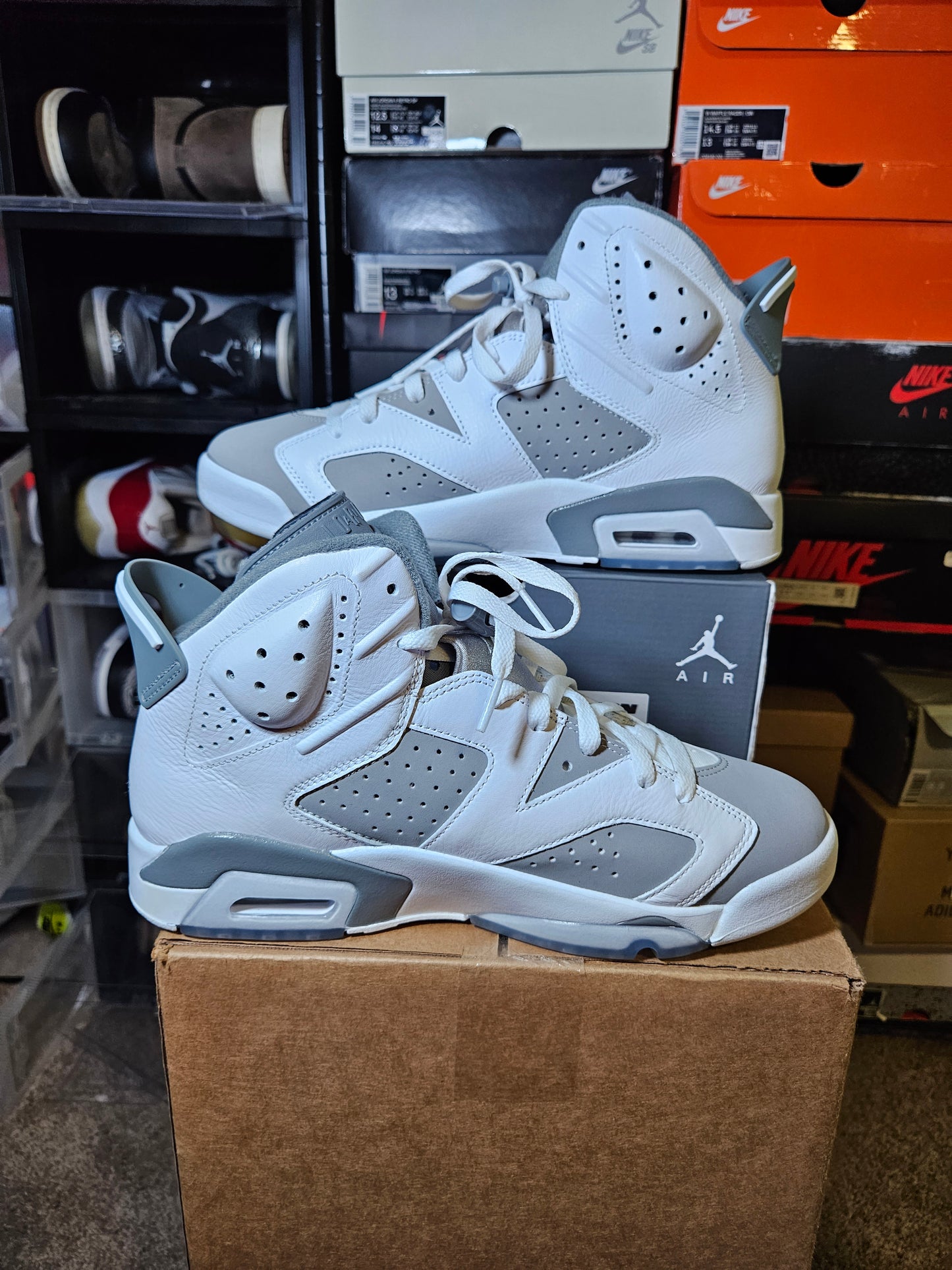 Size 9.5 - AJ 6 Retro Low Cool Grey