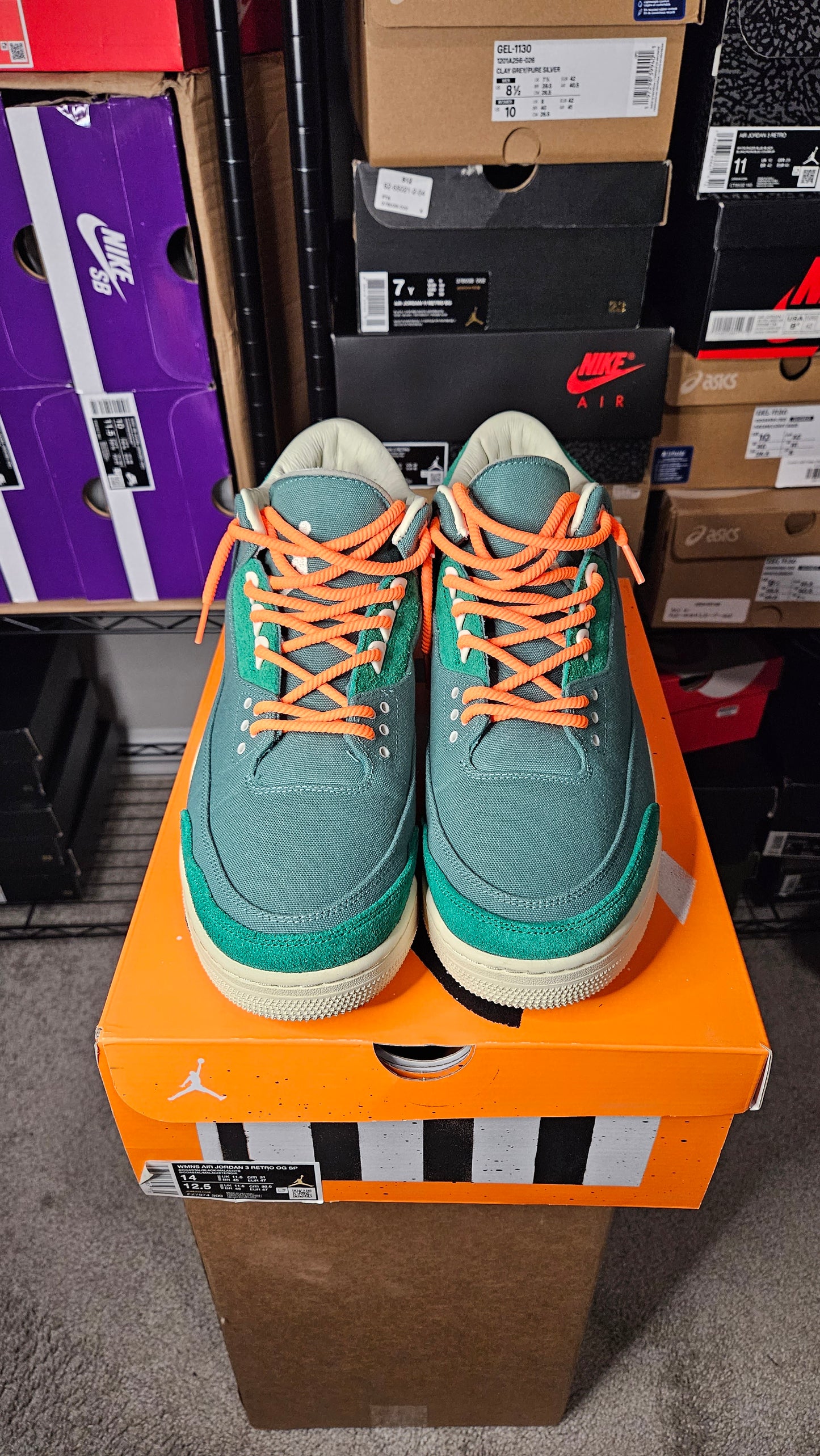 Size 14W/12.5M - Nina Chanel Abney x AJ 3 Retro SP Bicoastal