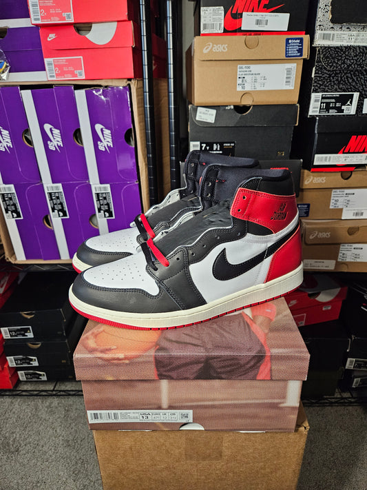 Size 13 - AJ 1 Retro OG High Black Toe Reimagined