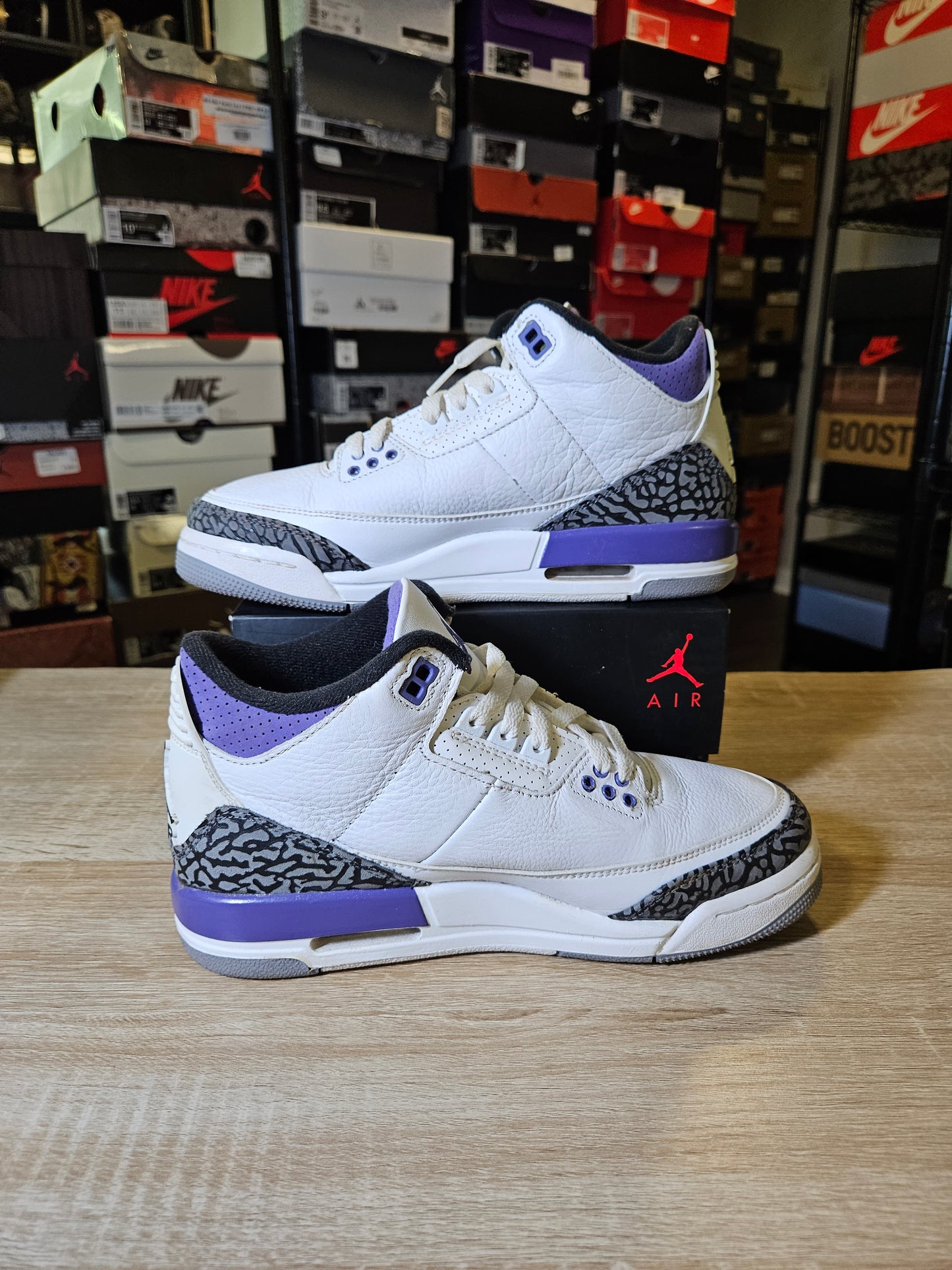 Size 6.5 - Jordan 3 Retro Mid Dark Iris
