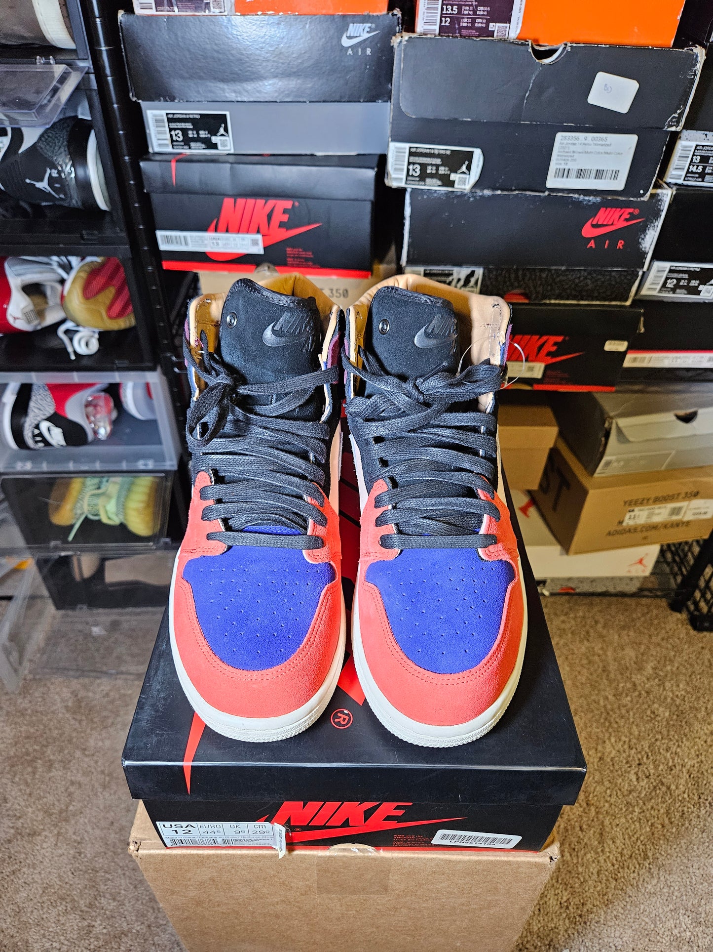 Size 12W - Aleali May x AJ 1 Retro High Court Lux