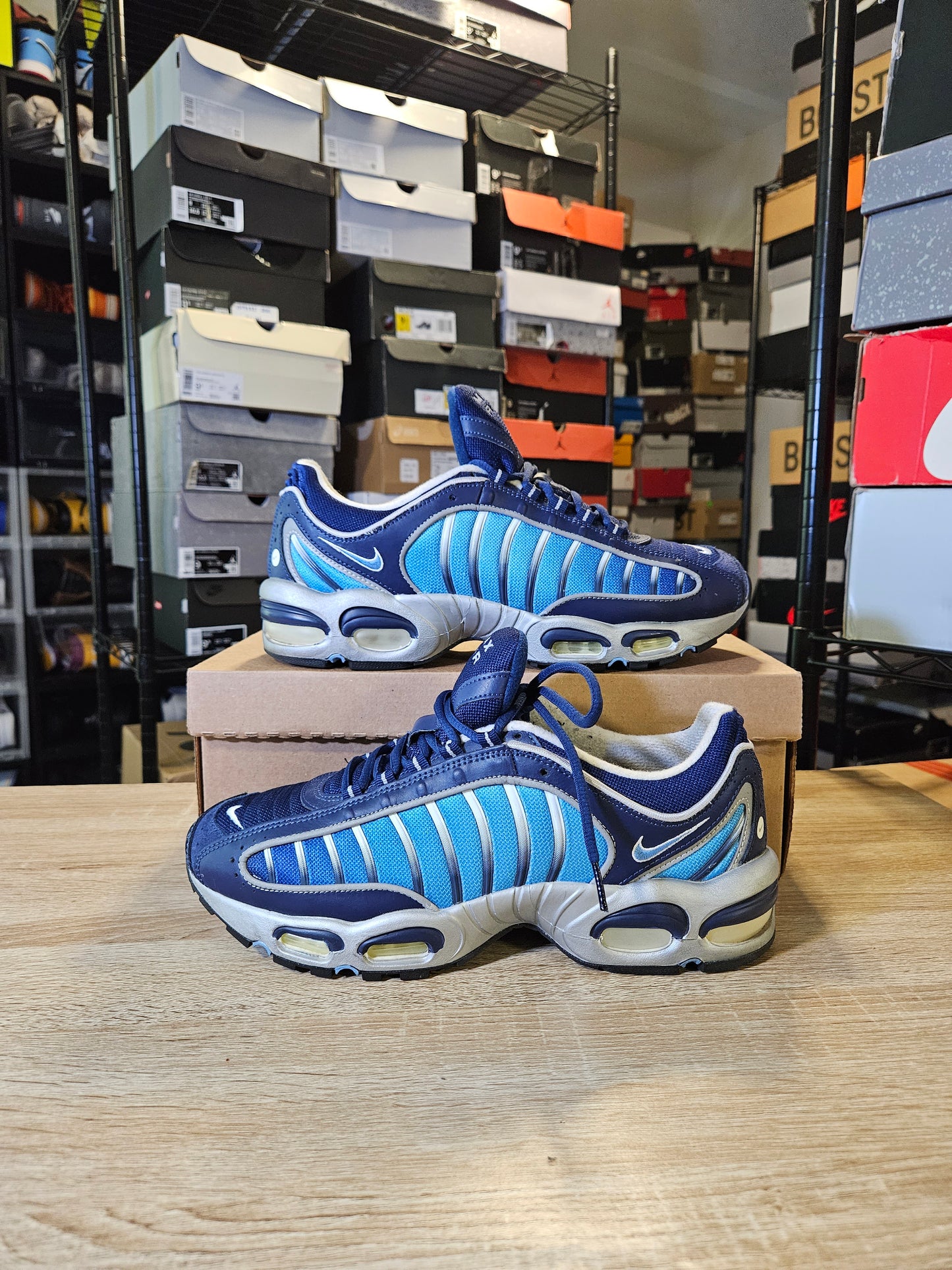 Size 11 - Air Max Tailwind 4 Blue Void Metallic Silver