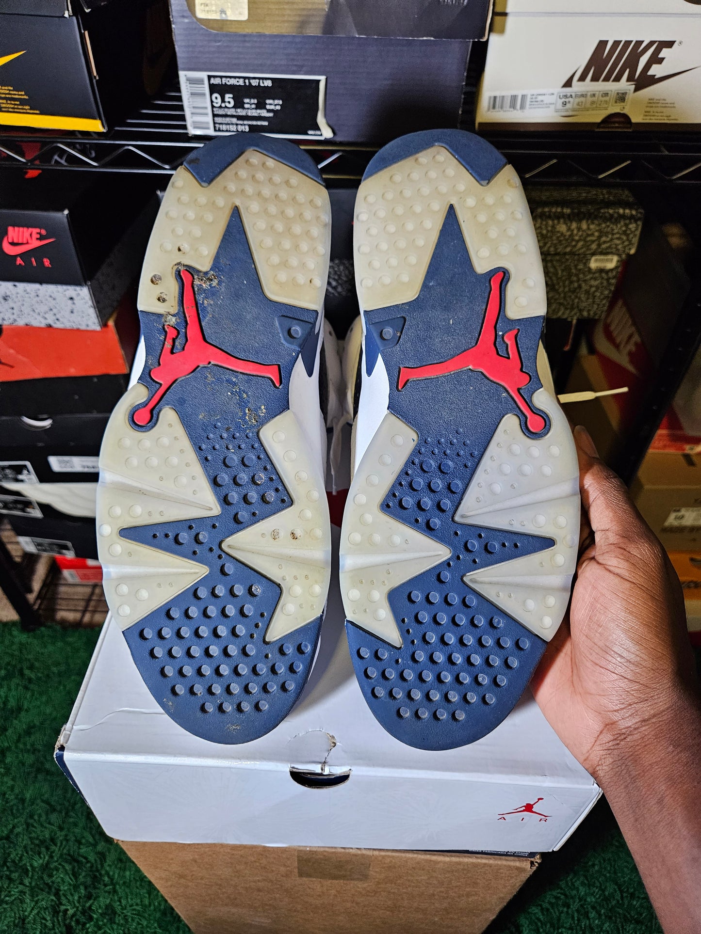Size 12.5 - AJ 6 Retro 2024 Olympic