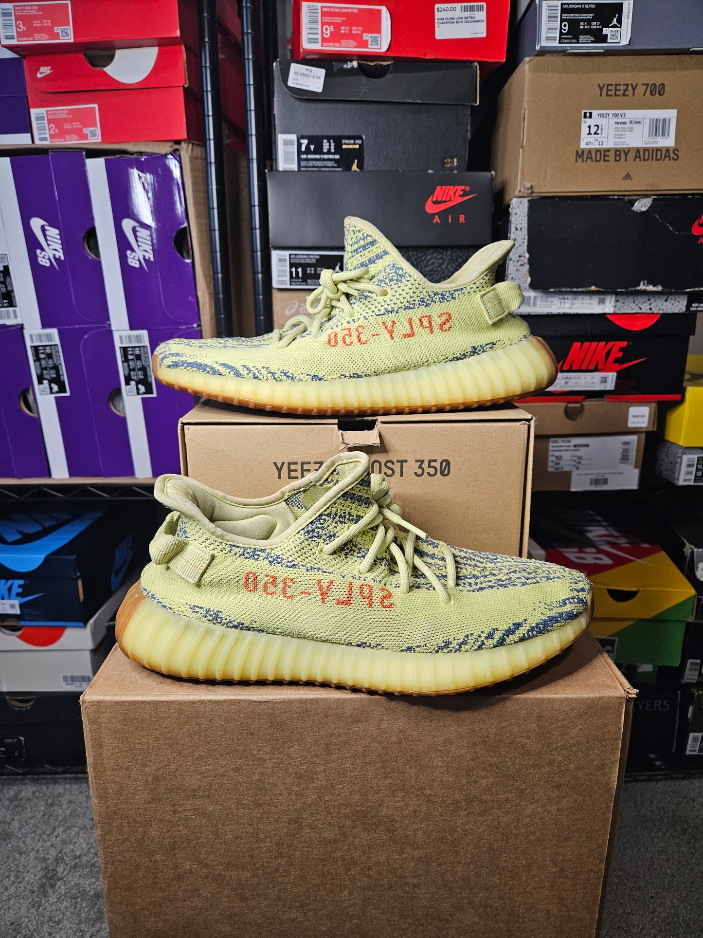 Size 11 - YZY Boost 350 V2 Low Semi Frozen Yellow