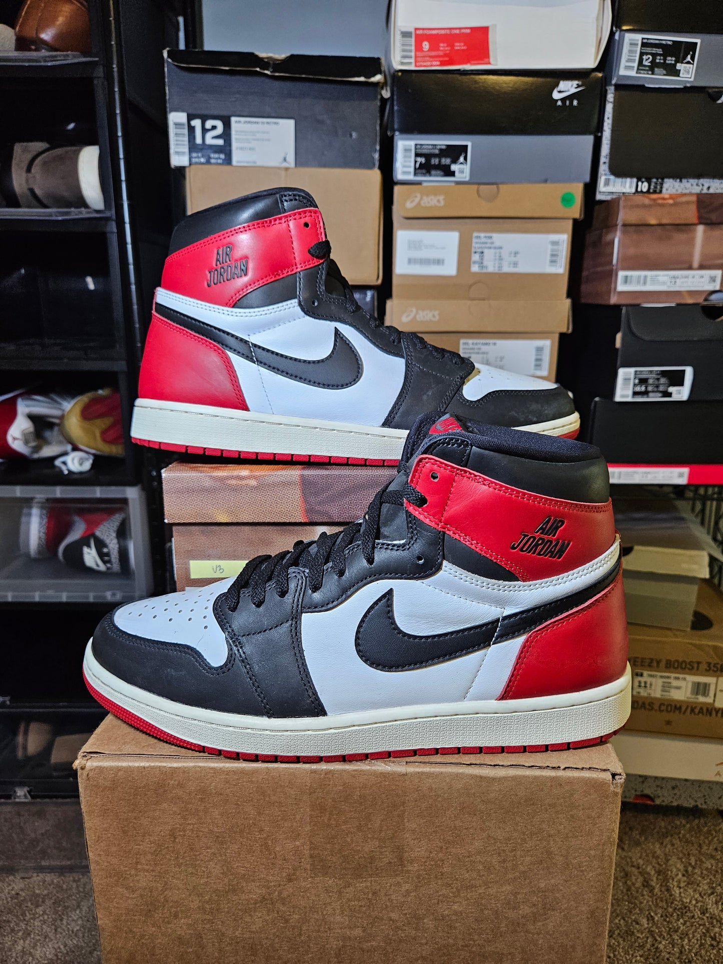 Size 12 - AJ 1 Black Toe
