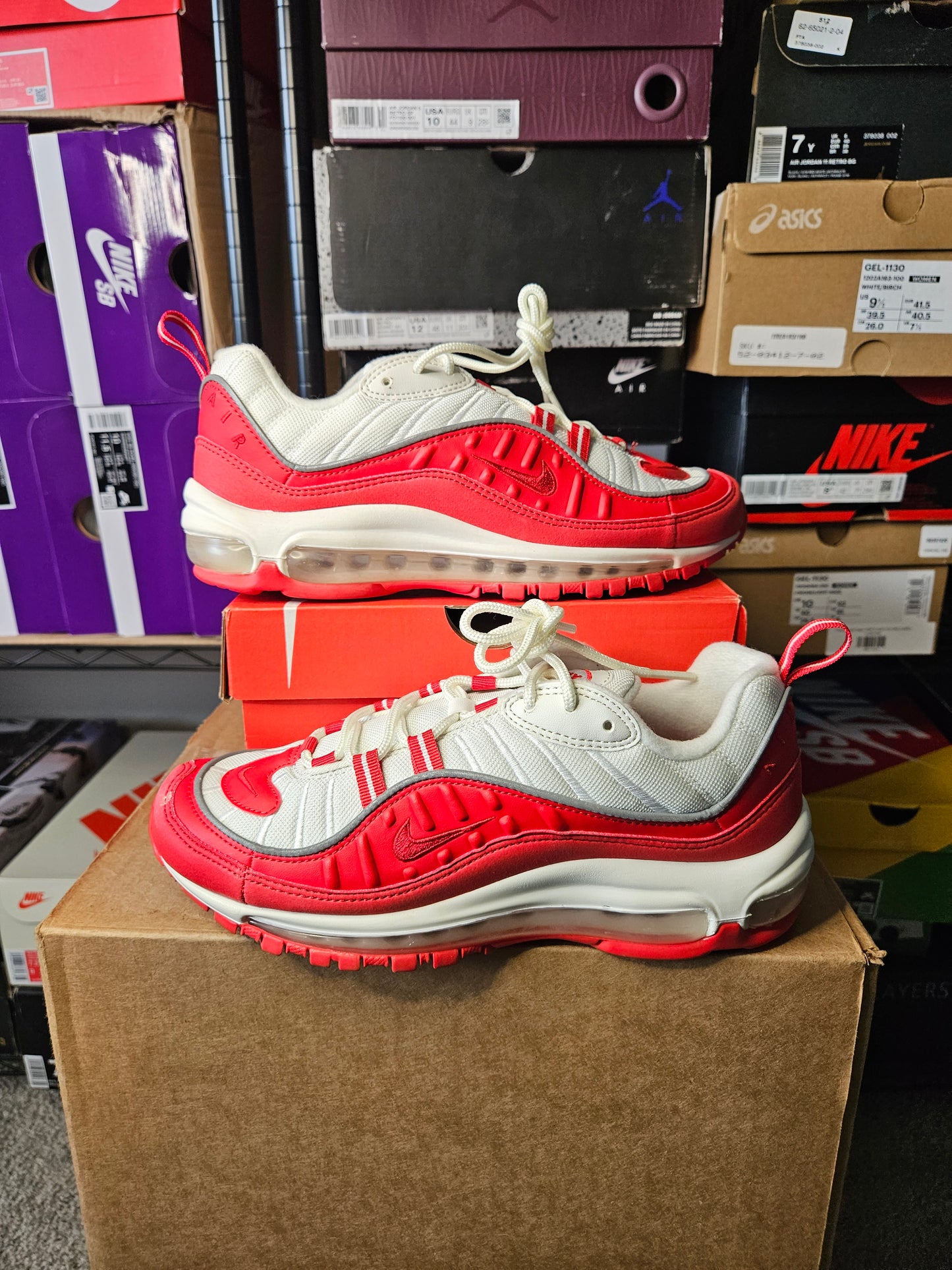 Size 7 - Air Max 98 Low University Red