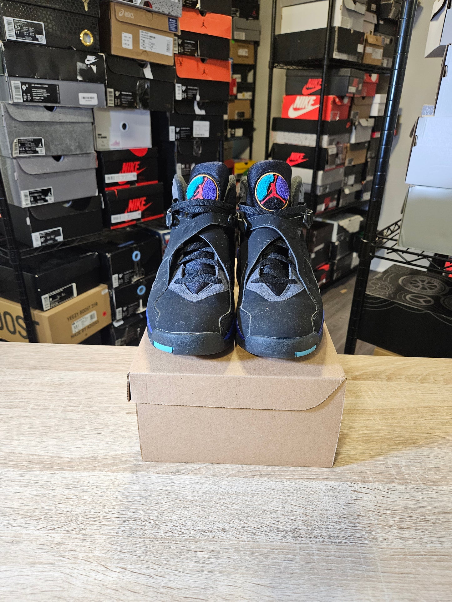 Size 10 - AJ 8 Retro Aqua 2015