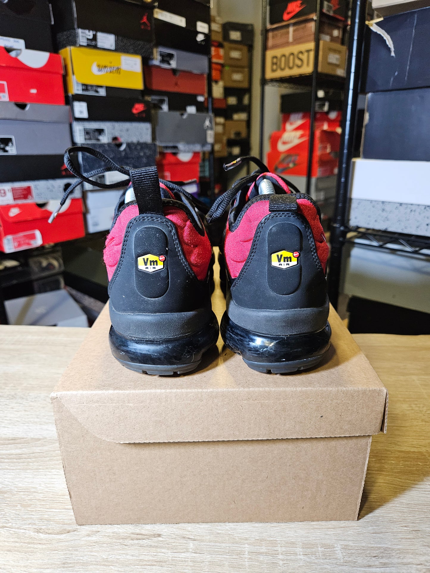 Size 8.5 - Air VaporMax Plus University Red