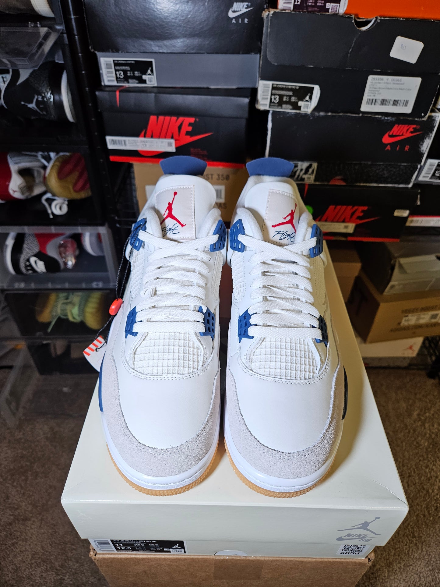 Size 11 - AJ 4 SB Navy