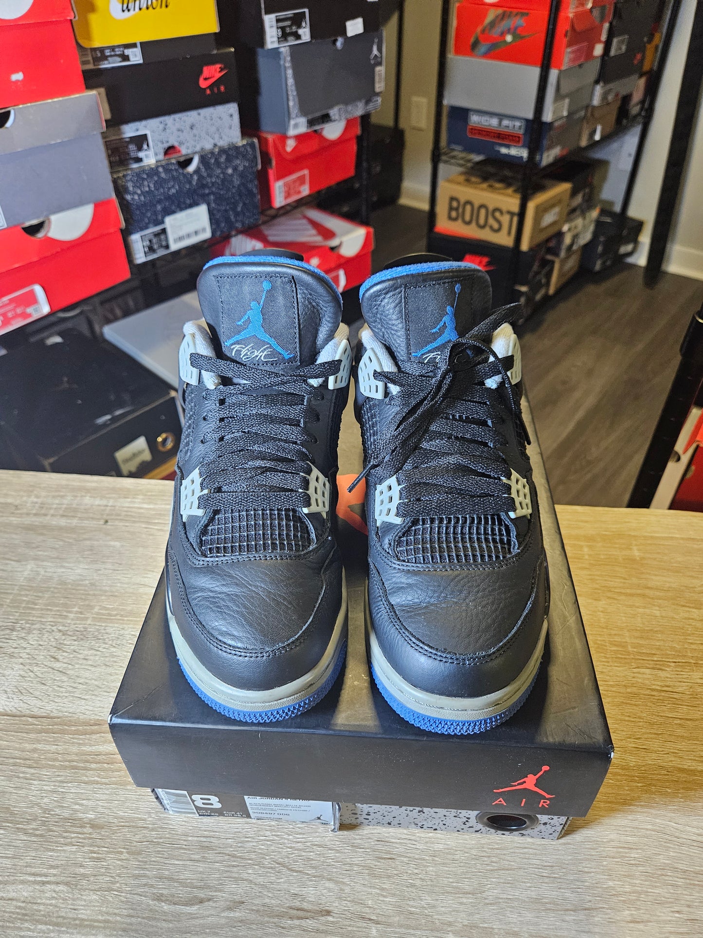 Size 8 - AJ 4 Retro Motorsports Alternate 2017