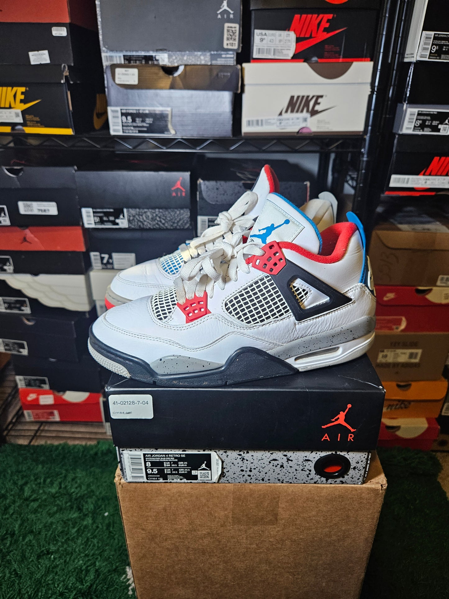 Size 8 - AJ 4 Retro SE Mid What The 4