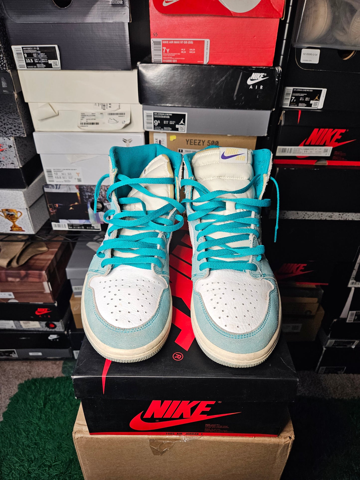 Size 11 - AJ 1 Retro OG High Turbo Green