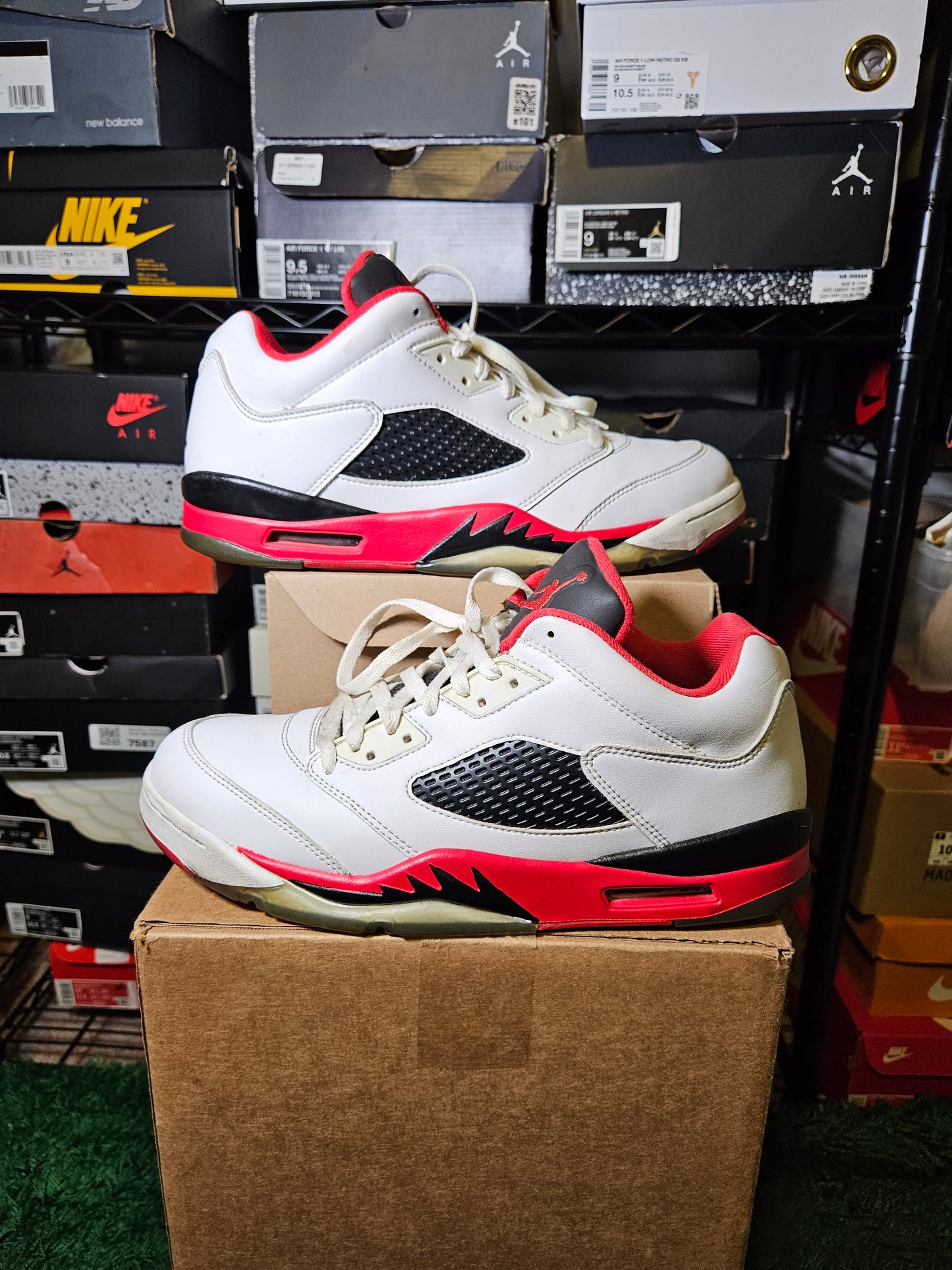 Size 11.5 - AJ 5 Retro 2016 Low Fire Red