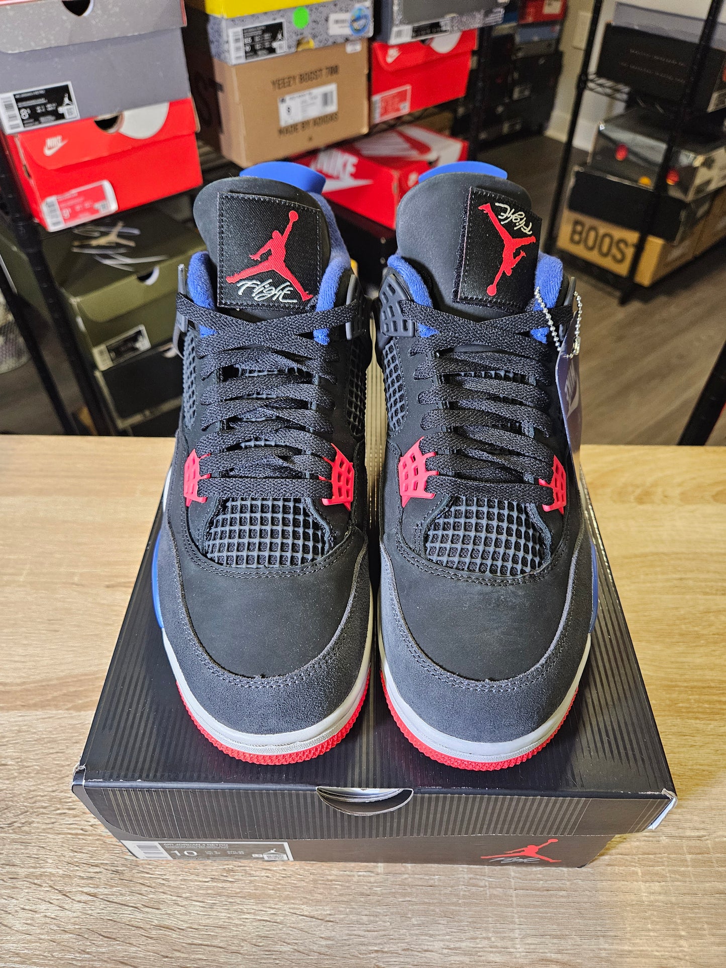 Size 10 - AJ 4 Retro Rare Air - White Lettering