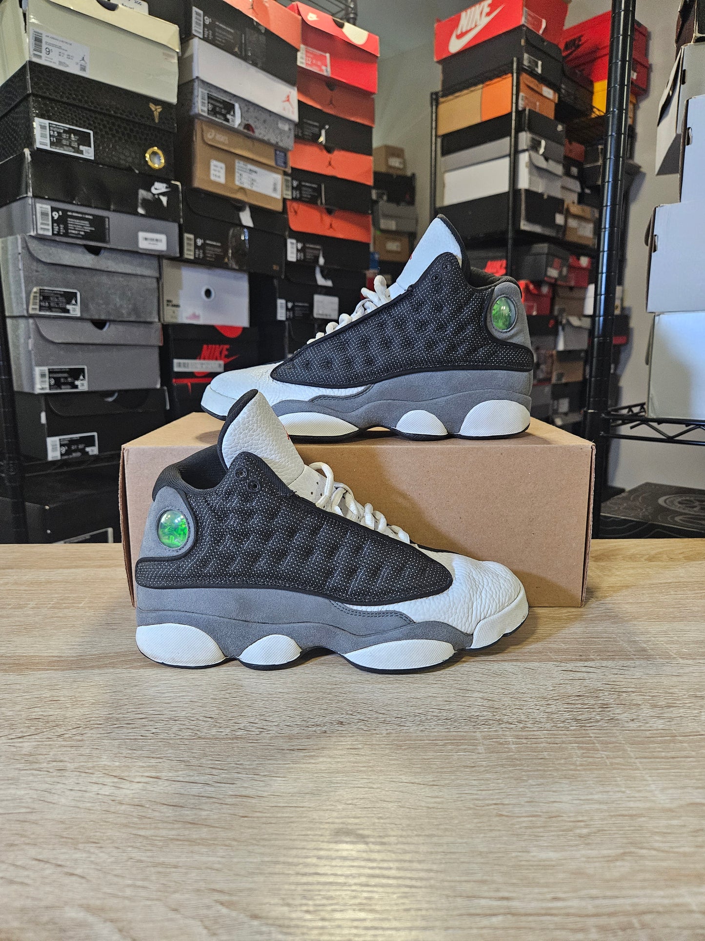Size 7 - AJ 13 Retro Black Flint