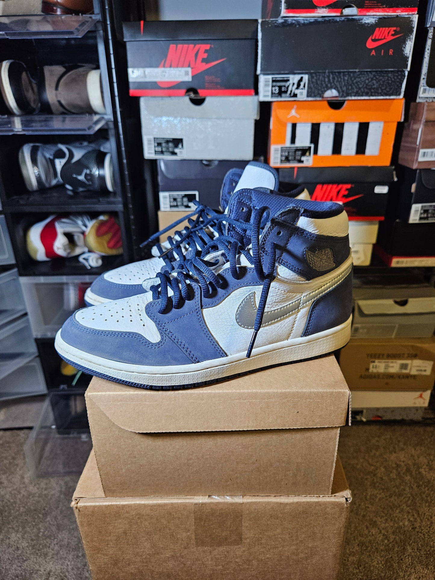Size 9 - AJ 1 Retro High CO.JP Midnight Navy