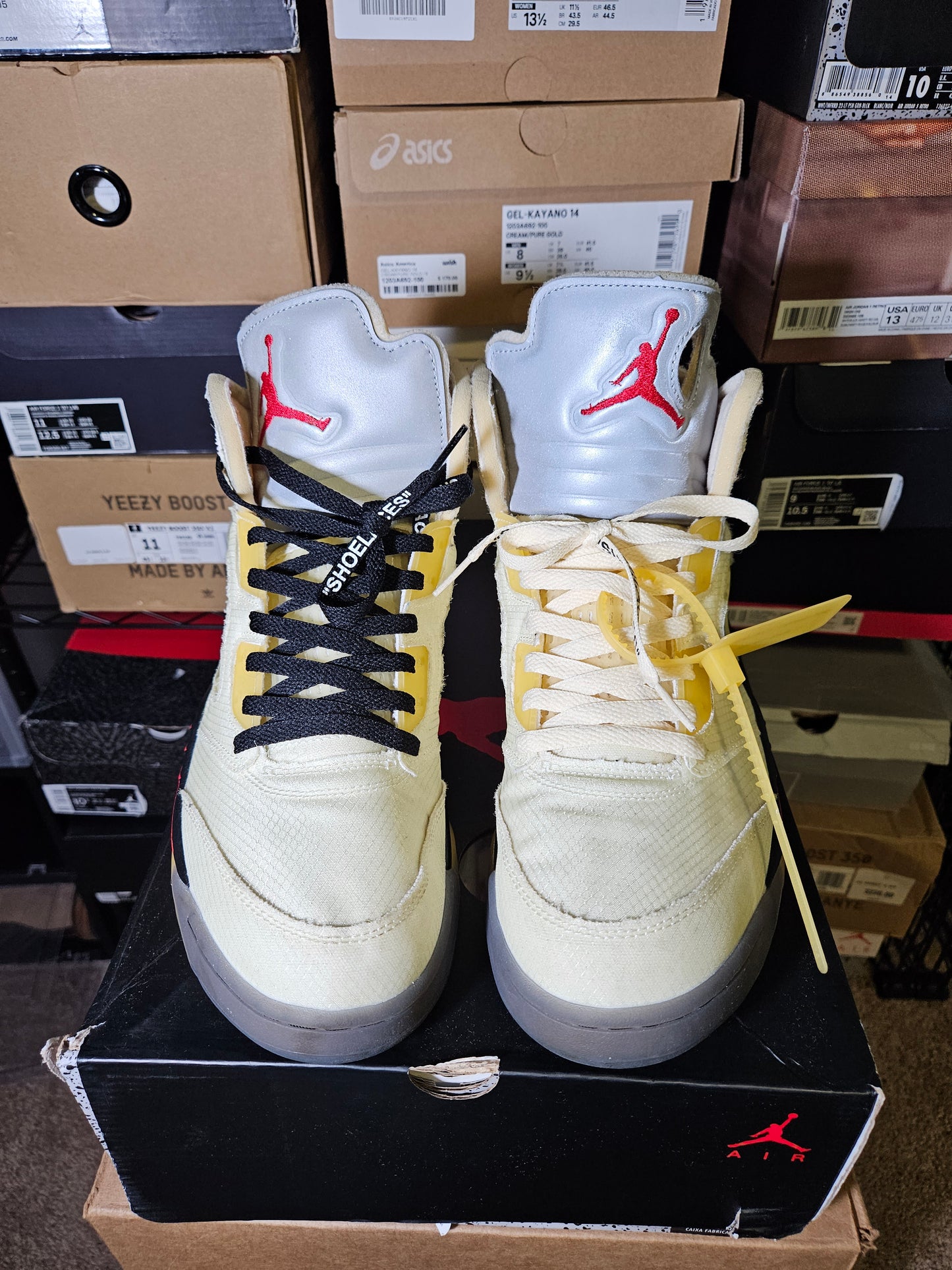 Size 12 - AJ 5 Off White Sail