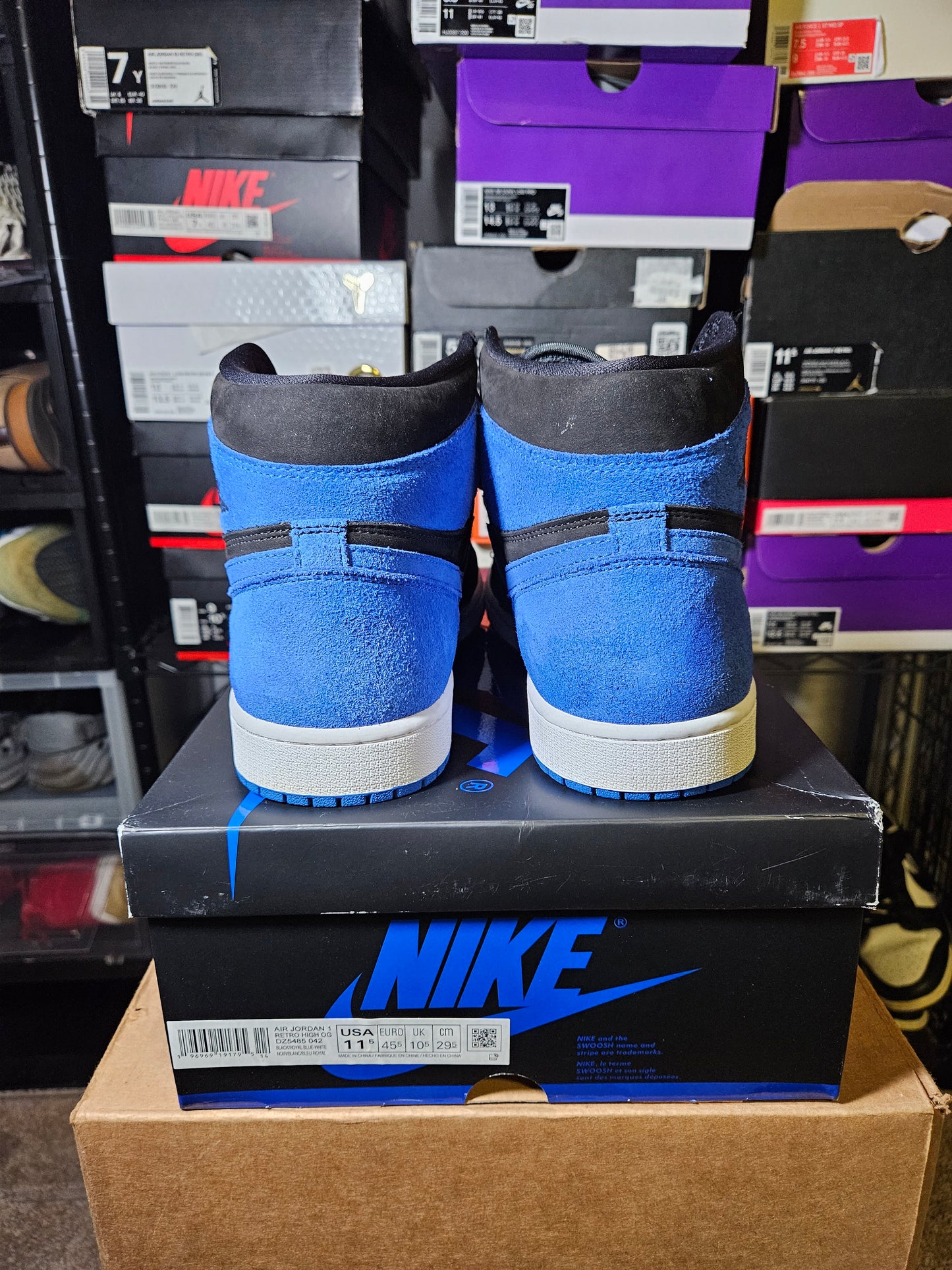 Size 11.5 - AJ 1 Retro OG High Royal Reimagined