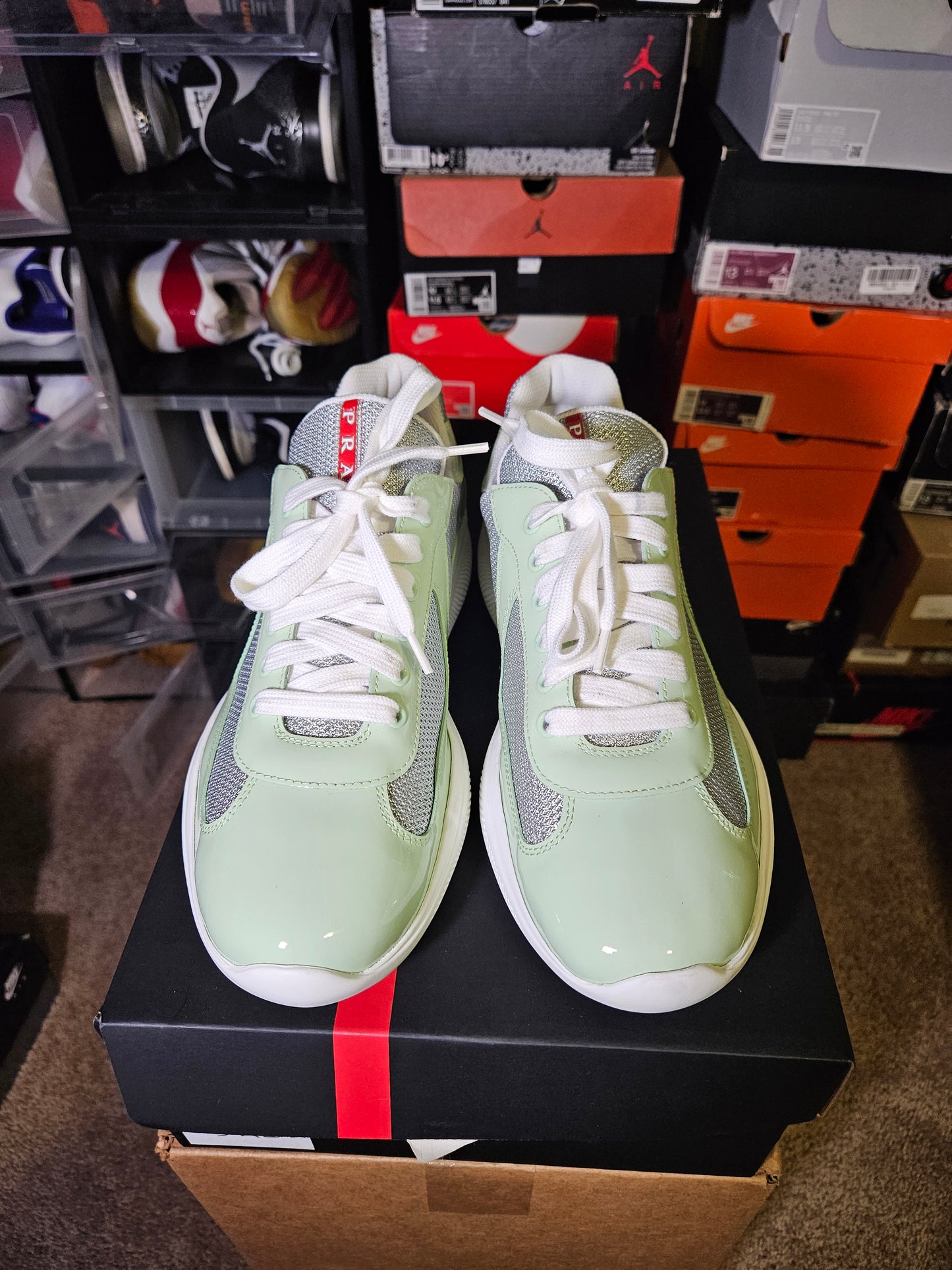 Size 8UK/9US - Prada America's Cup Green