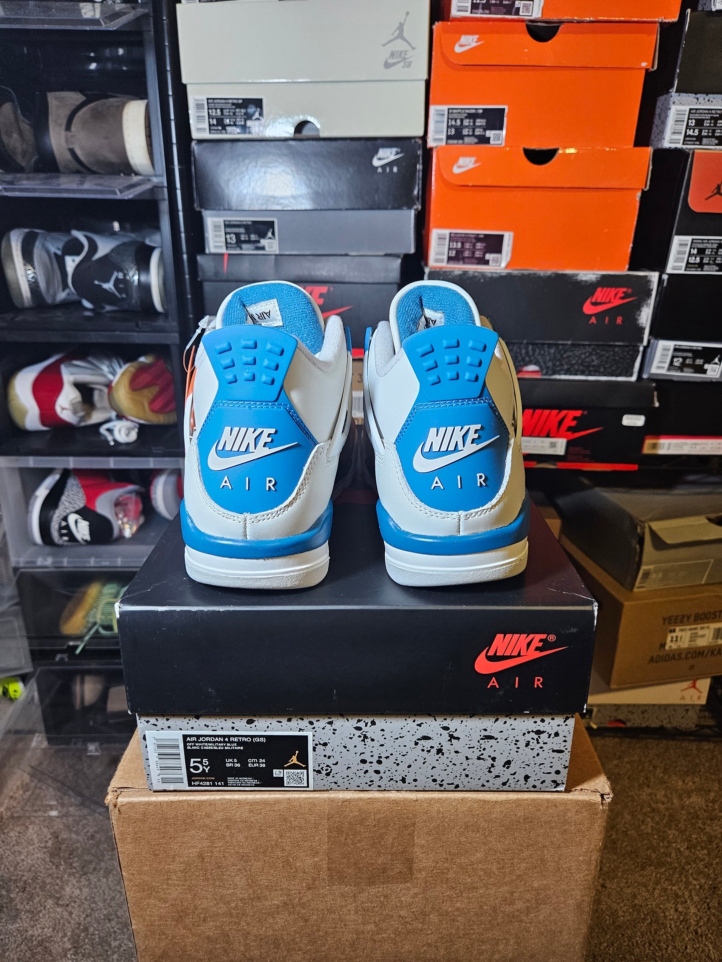 Size 5.5 - AJ 4 Retro 2024 Military Blue