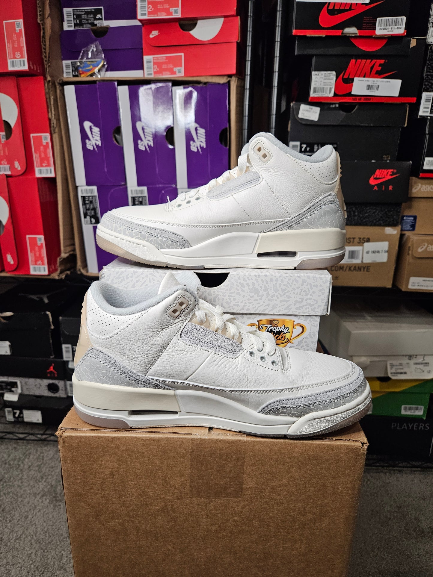Size 8 - AJ 3 Retro SE Craft Ivory