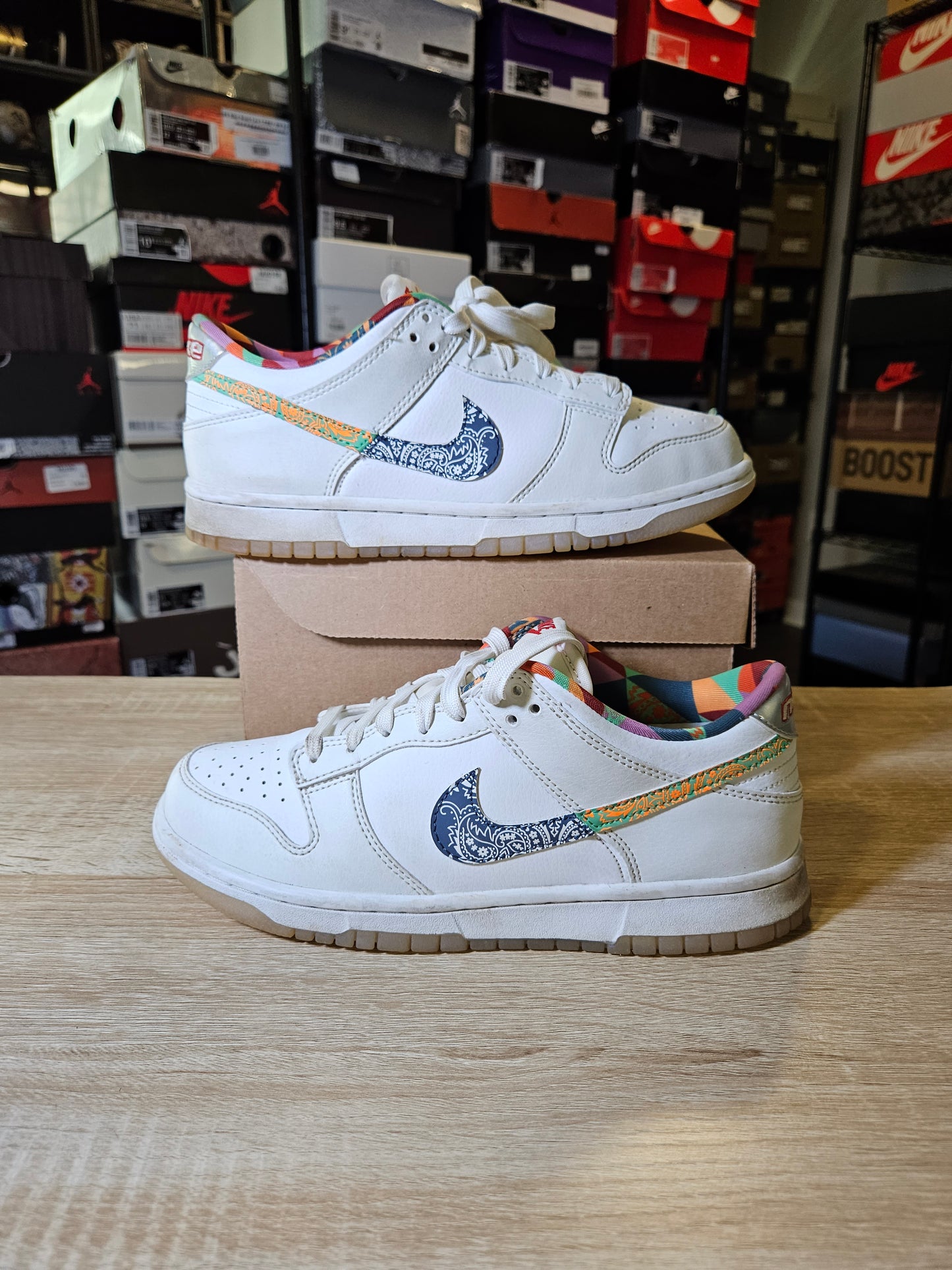 Size 6.5 - Nike Dunk Low Multicolor Paisley