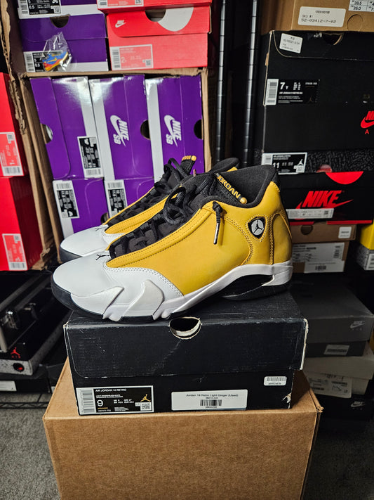 Size 9 - AJ 14 Retro Light Ginger 2022