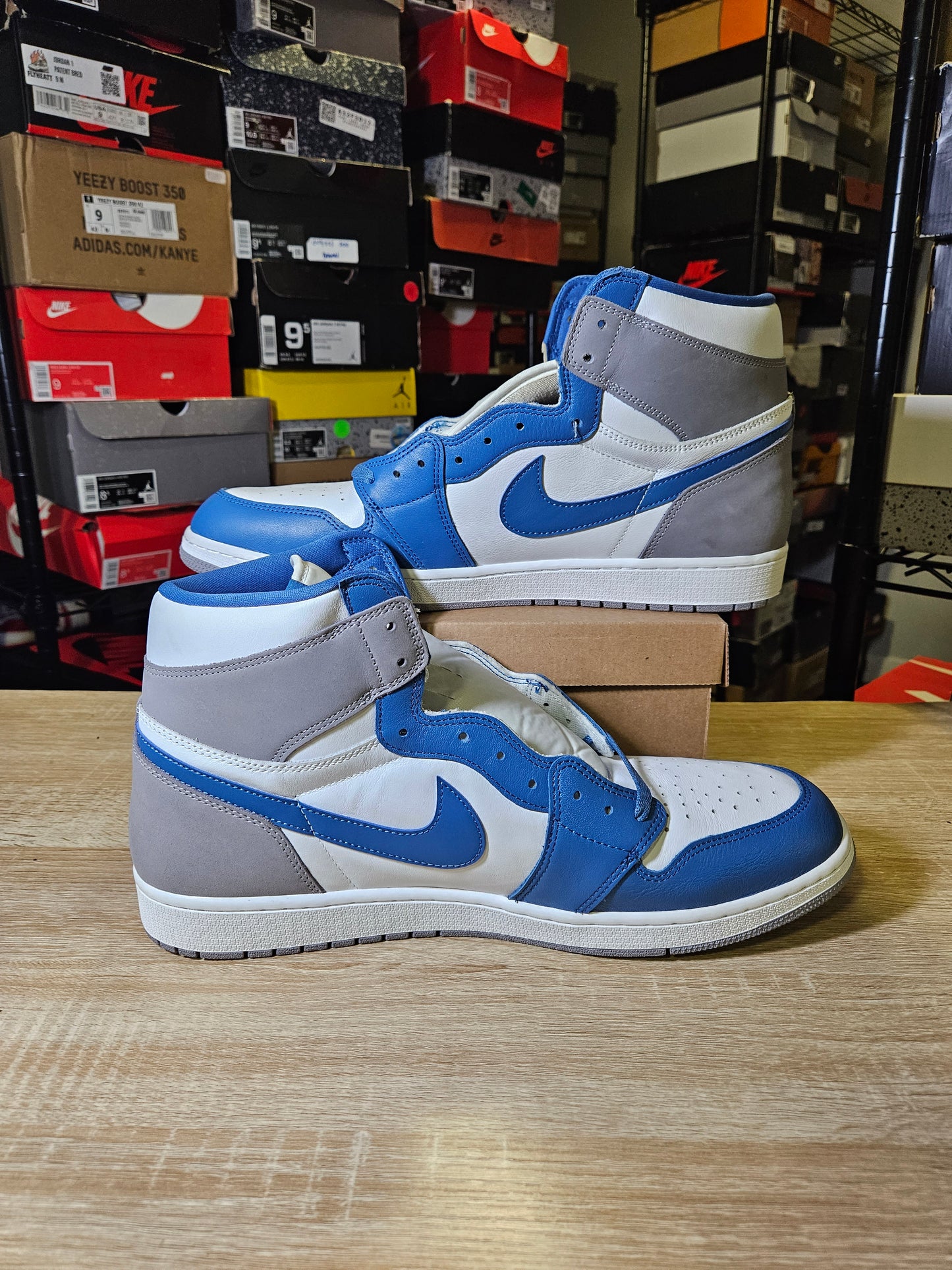 Size 17 - AJ 1 Retro OG High True Blue