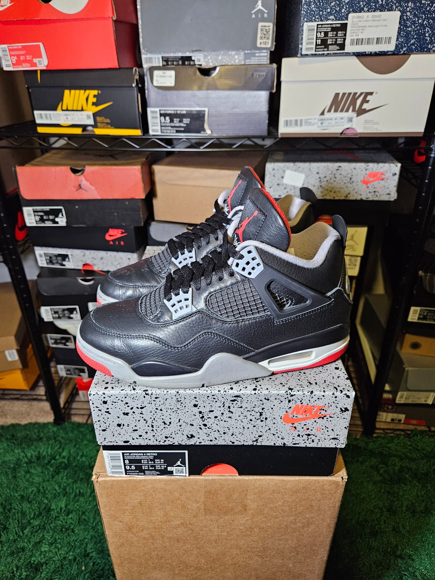 Size 8 - AJ 4 Retro Bred Reimagined