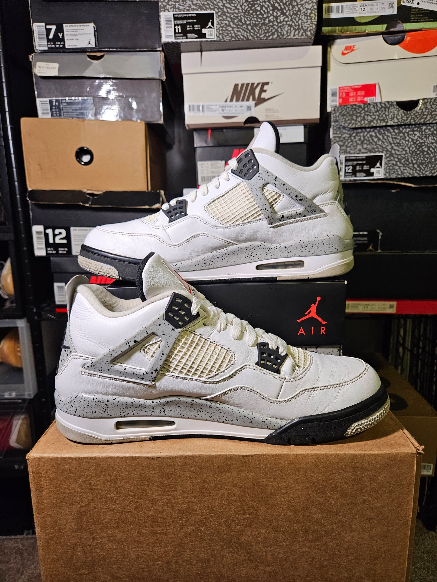 Size 12 - AJ 4 Retro Cement 2012