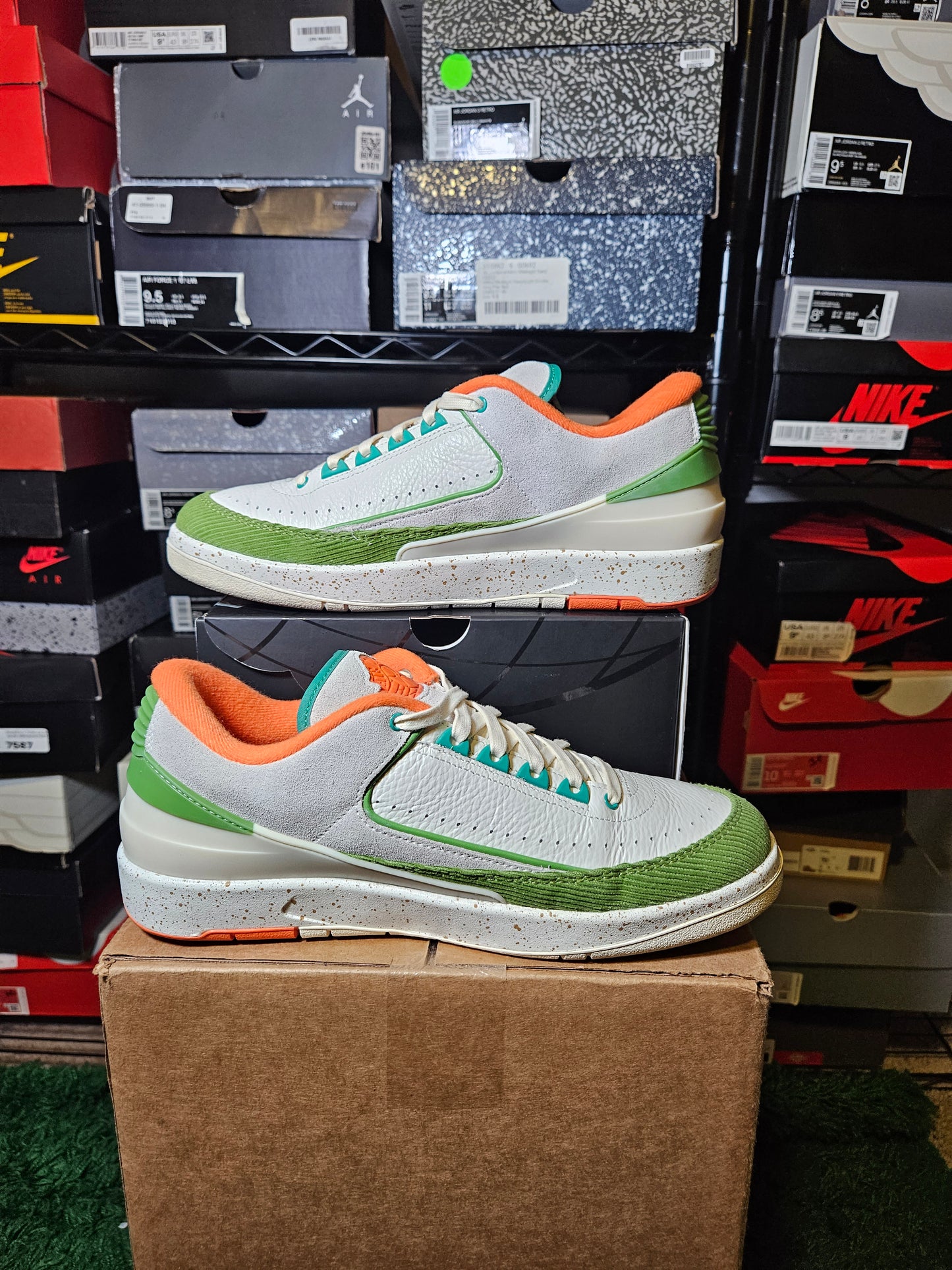 Size 10.5W/9M - Titan x AJ 2 Retro Low Ivory