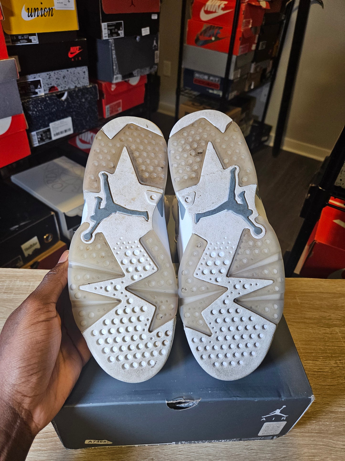 Size 8 - AJ 6 Retro Low Cool Grey