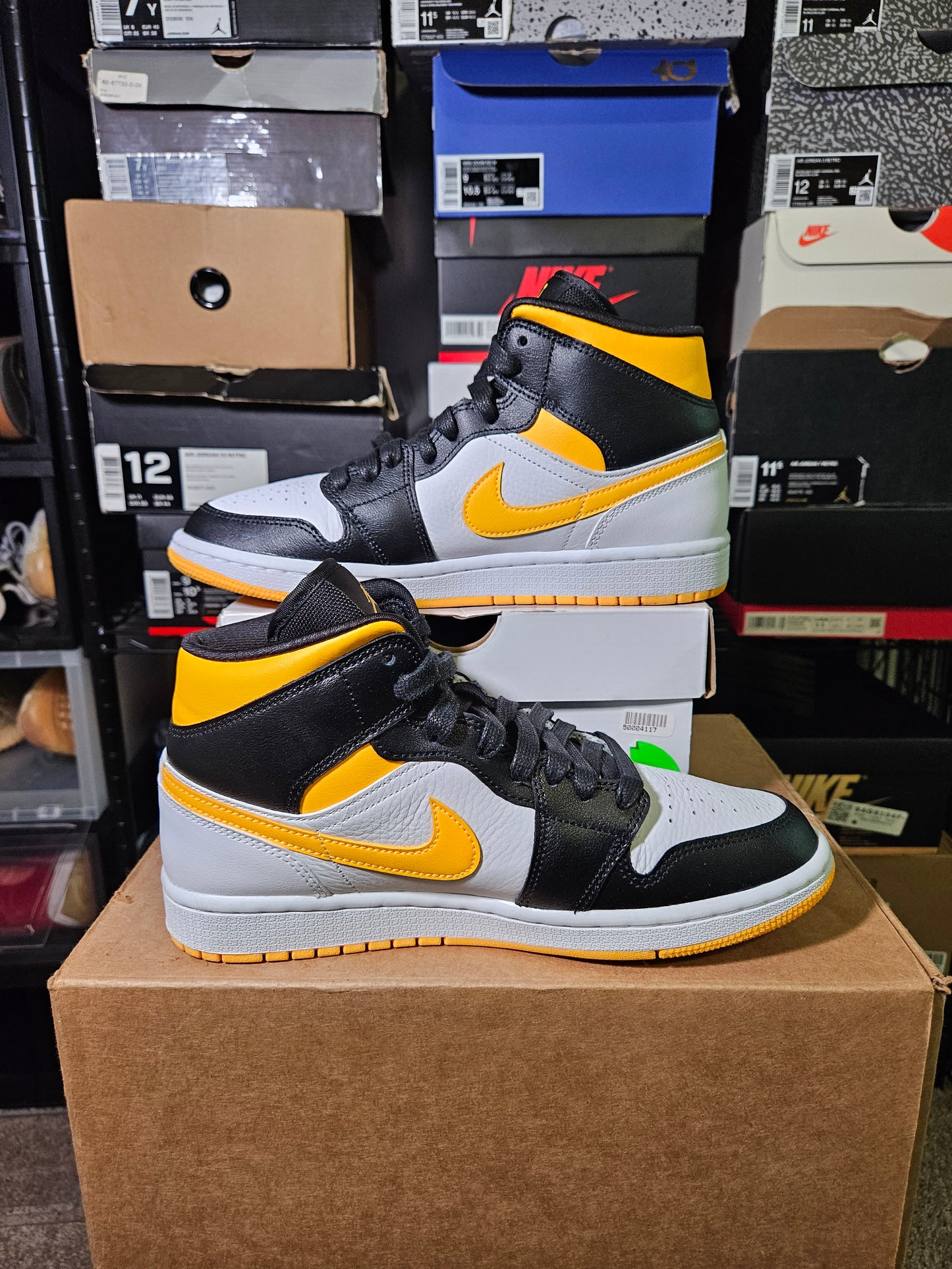 Size 9W - Air Jordan 1 SE Mid White Laser Orange