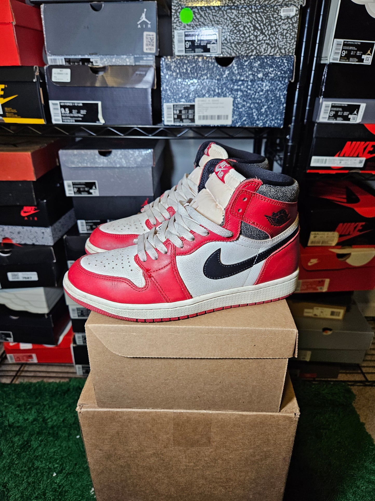 Size 8.5 - AJ 1 Retro High OG Chicago Reimagined Lost & Found 2022