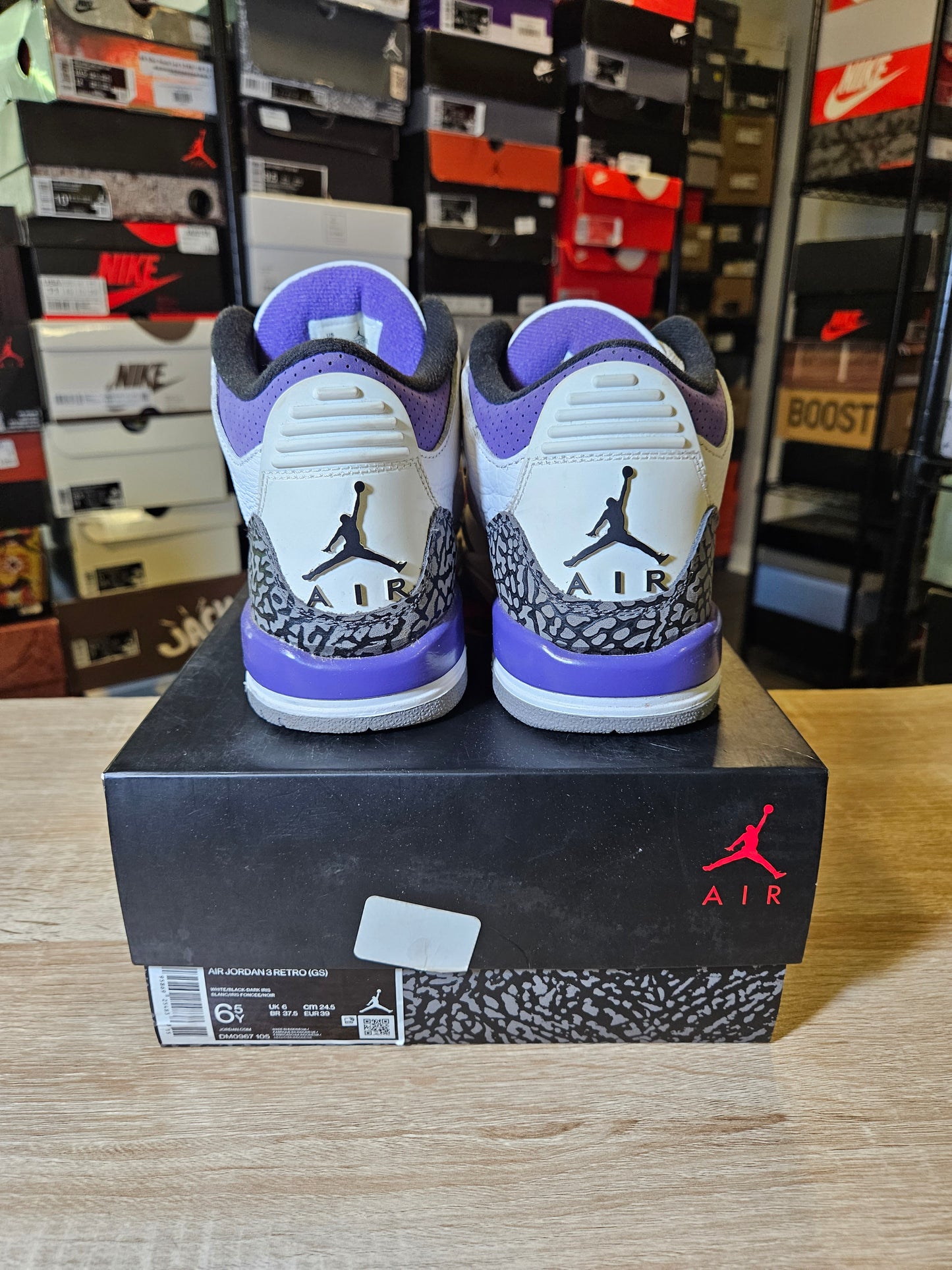 Size 6.5 - Jordan 3 Retro Mid Dark Iris