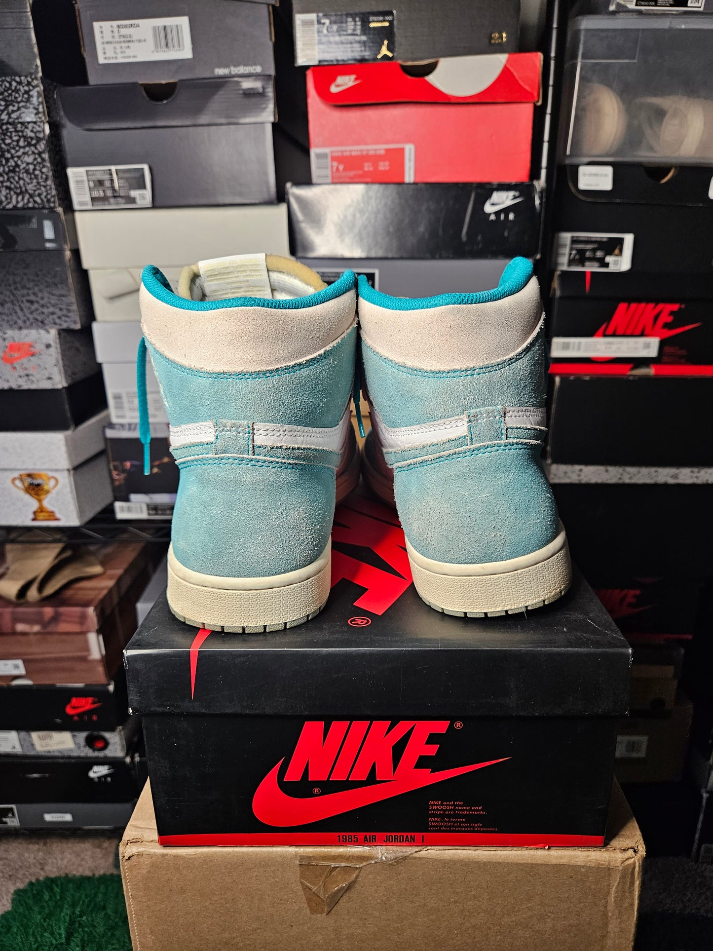 Size 11 - AJ 1 Retro OG High Turbo Green