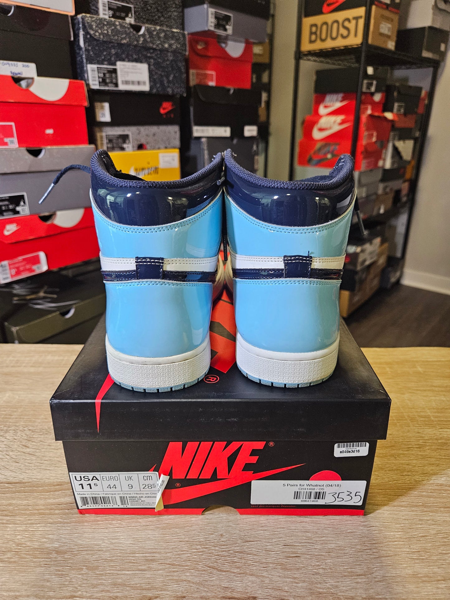 Size 11.5W/10M - AJ 1 Retro OG High Blue Chill