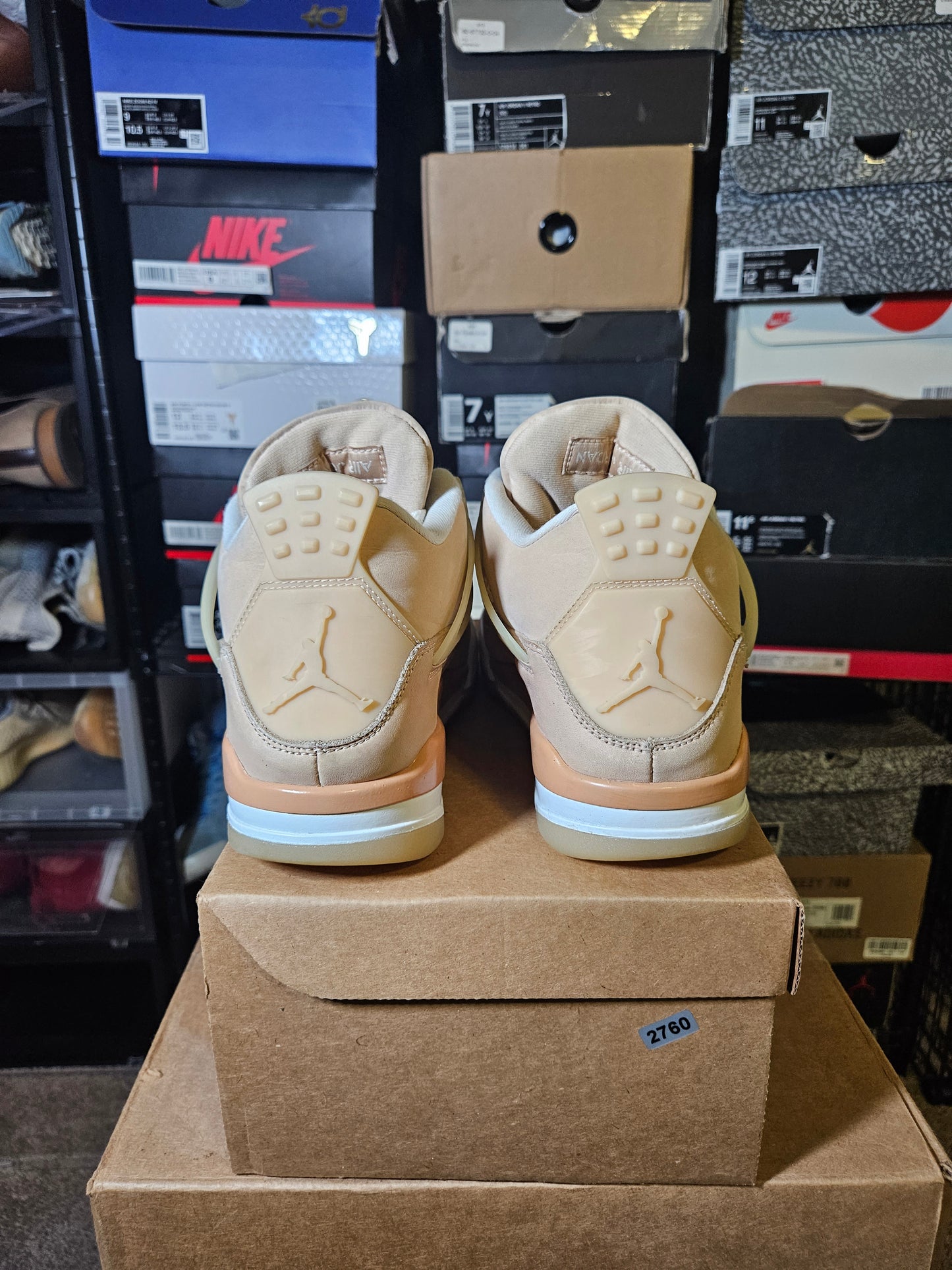 Size 9.5W/8M - AJ 4 Retro Shimmer