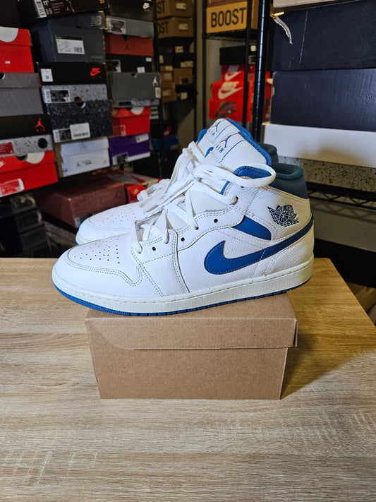 Size 12 - AJ 1 Mid Industrial Blue