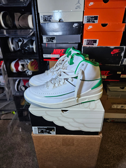 Size 9.5 - AJ 2 Retro Lucky Green