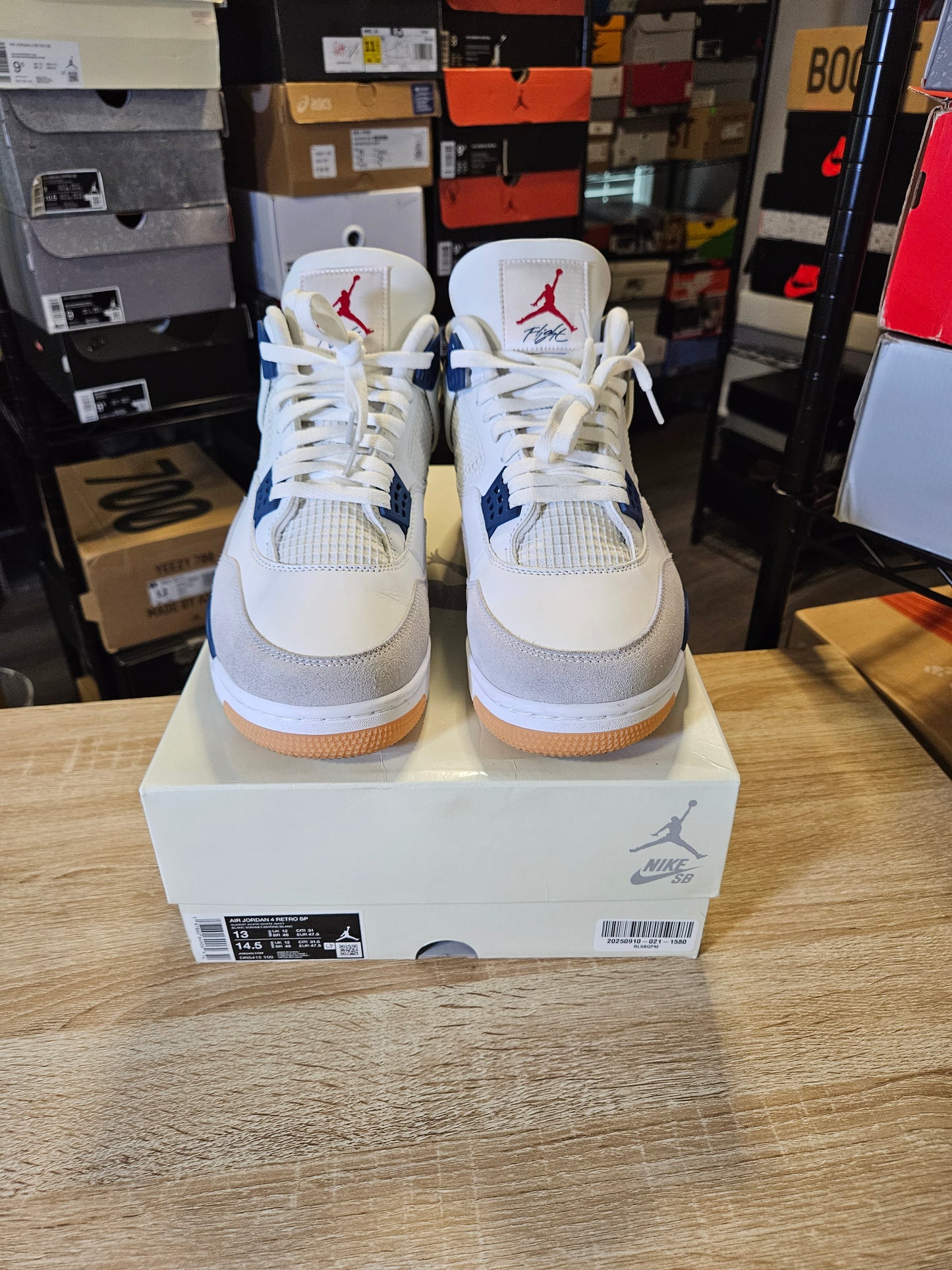 Size 13 - SB x Air Jordan 4 Retro SP Navy $210